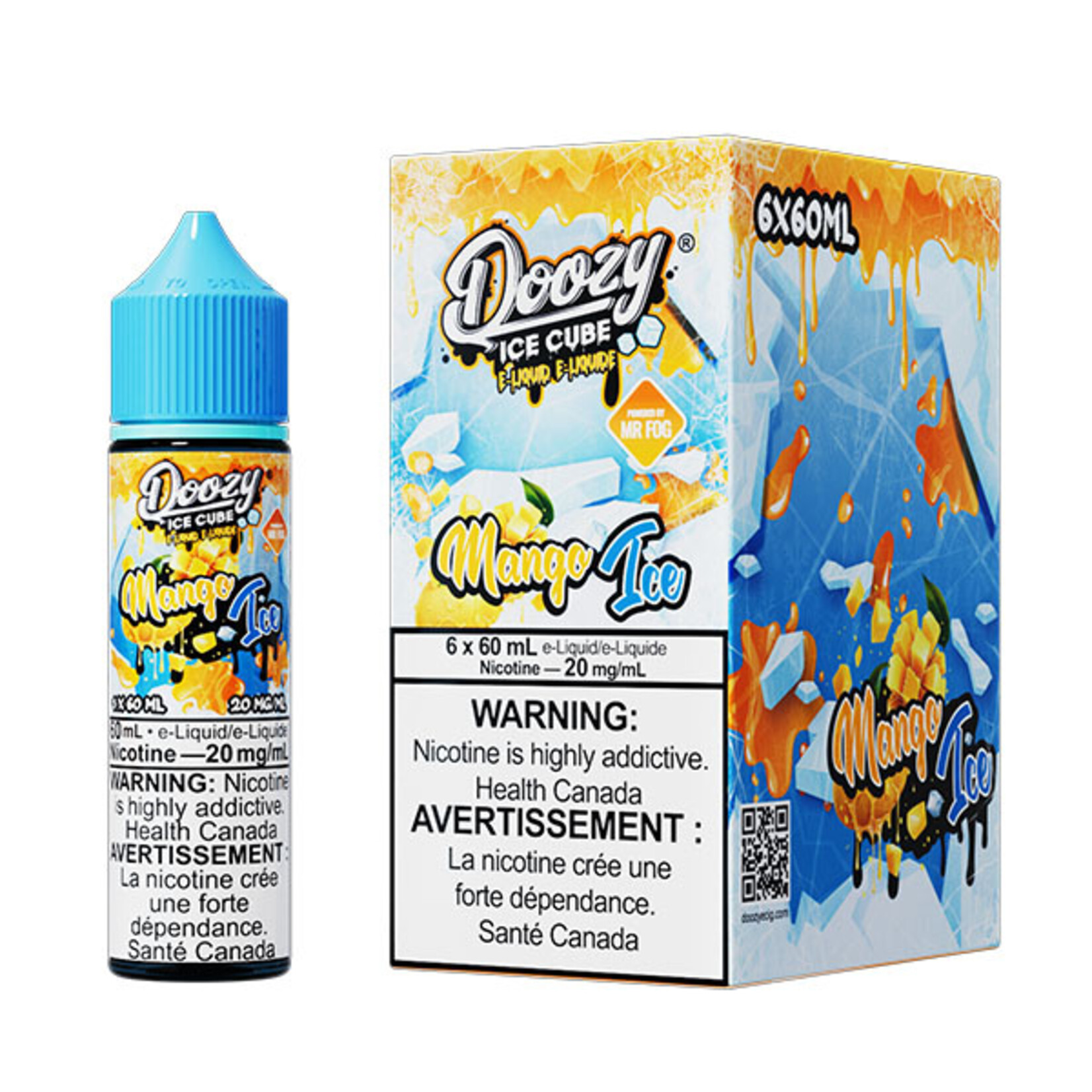 DOOZY DZEI15 - DOOZY ICE CUBE Mango Ice E-LIQUID 60ml Salt