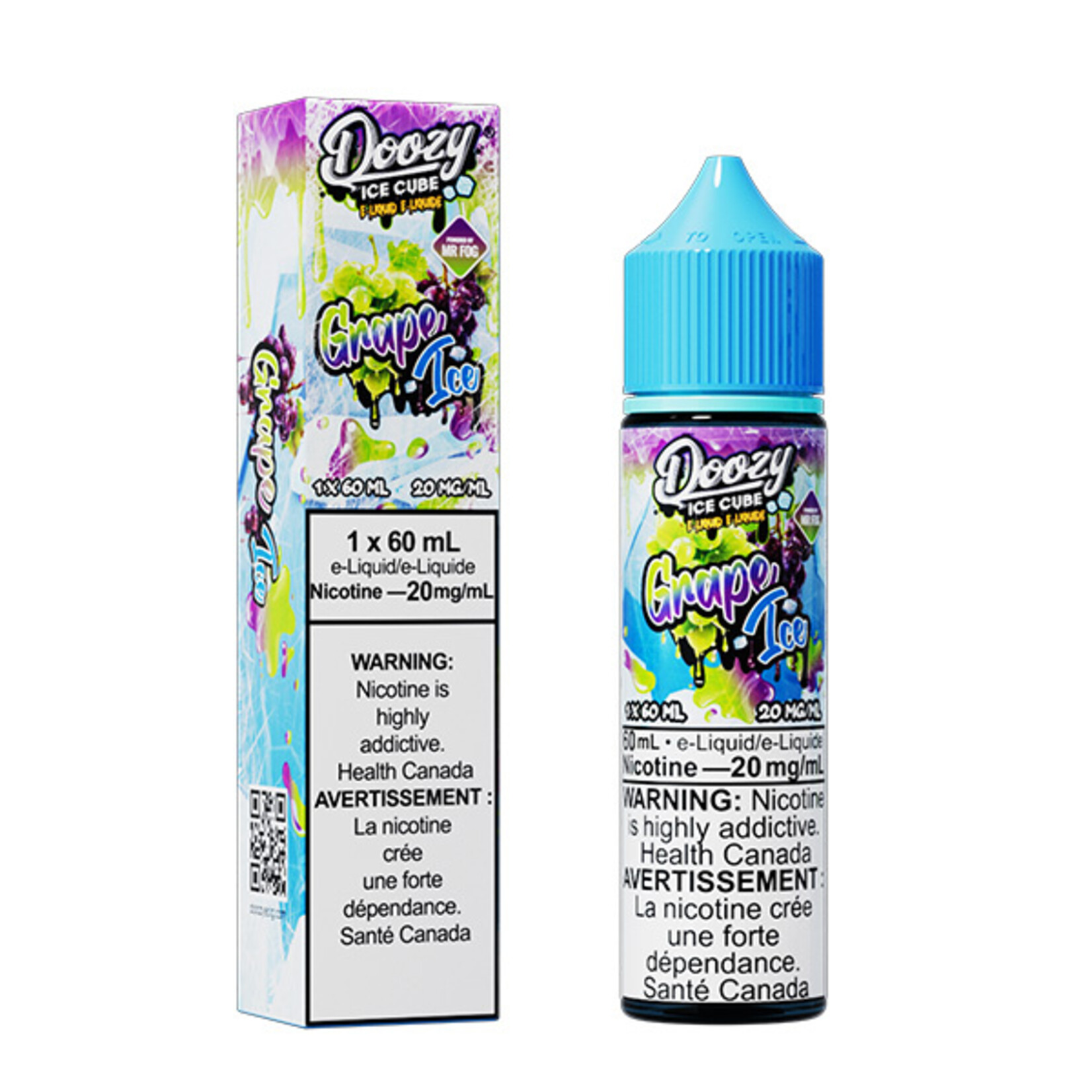 DOOZY DZEI16 - DOOZY ICE CUBE Grape Ice E-LIQUID 60ml Salt