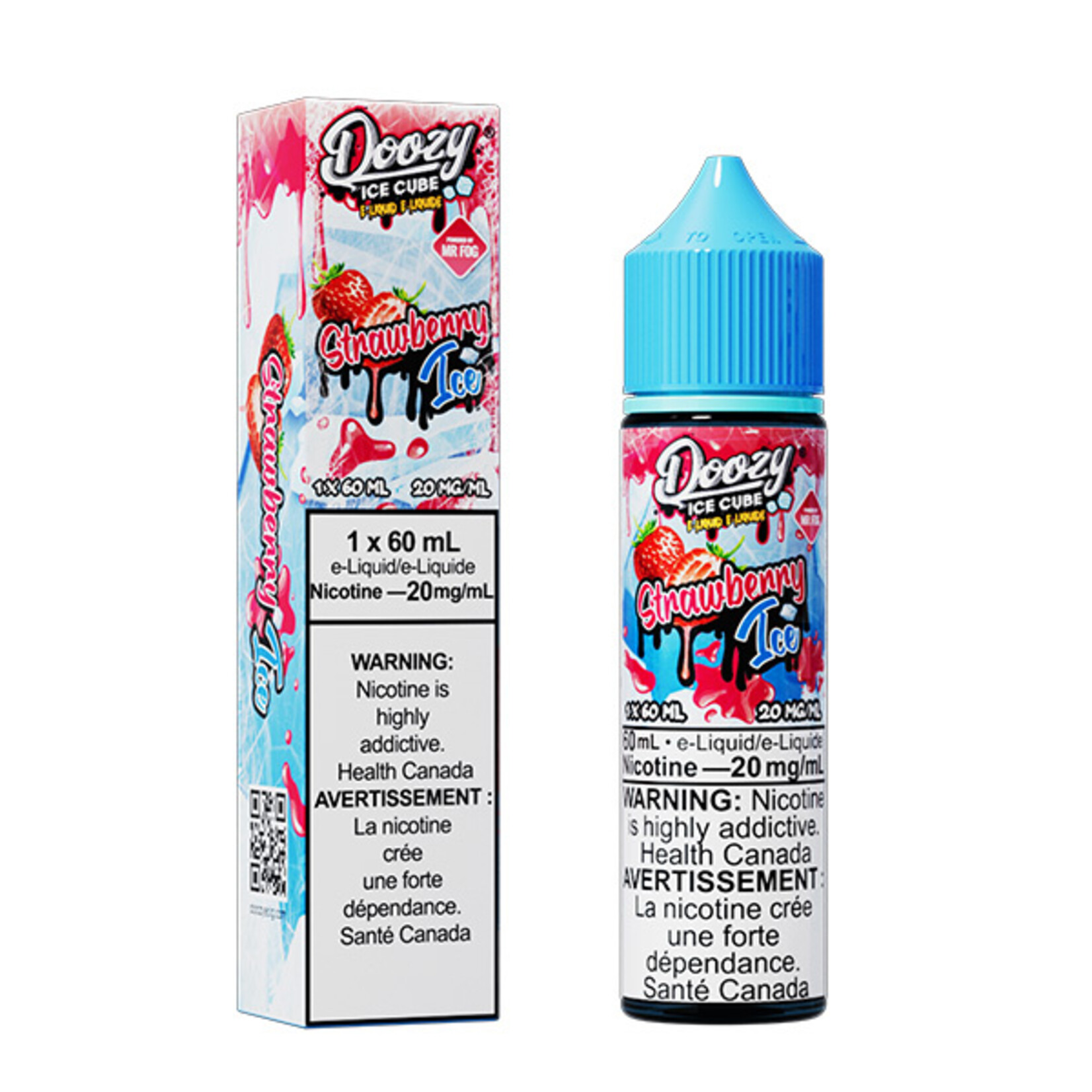 DOOZY DZEI17 - DOOZY ICE CUBE Strawberry Ice E-LIQUID 60ml Salt