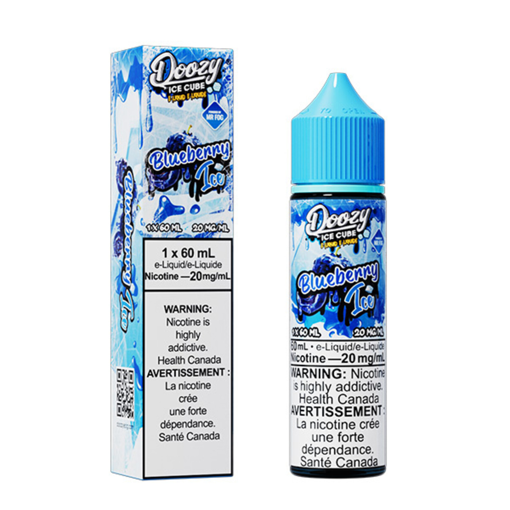 DOOZY DZEI19 - DOOZY ICE CUBE Blueberry Ice E-LIQUID 60ml Salt