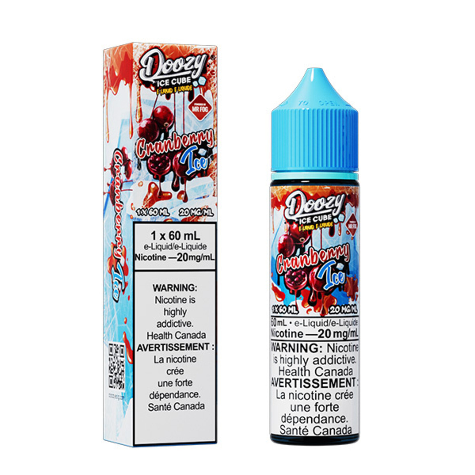 DOOZY DZEI20 - DOOZY ICE CUBE Cranberry Ice E-LIQUID 60ml Salt