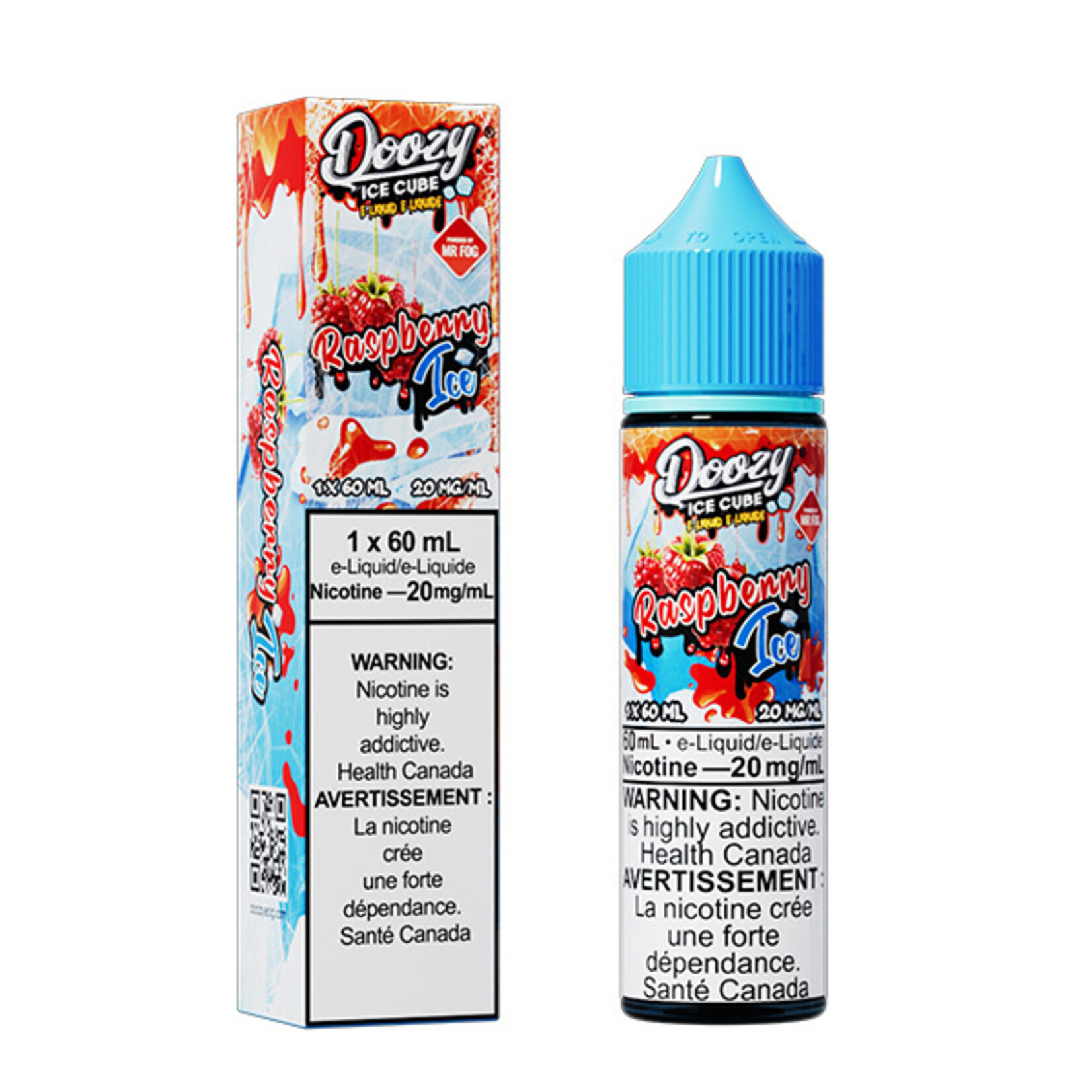 DOOZY DZEI21 - DOOZY ICE CUBE Raspberry Ice E-LIQUID 60ml Salt