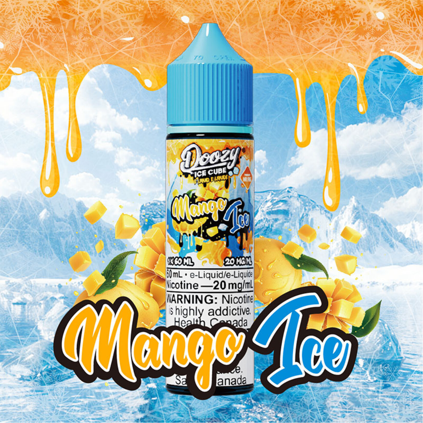 DOOZY DZEI15 - DOOZY ICE CUBE Mango Ice E-LIQUID 60ml Salt