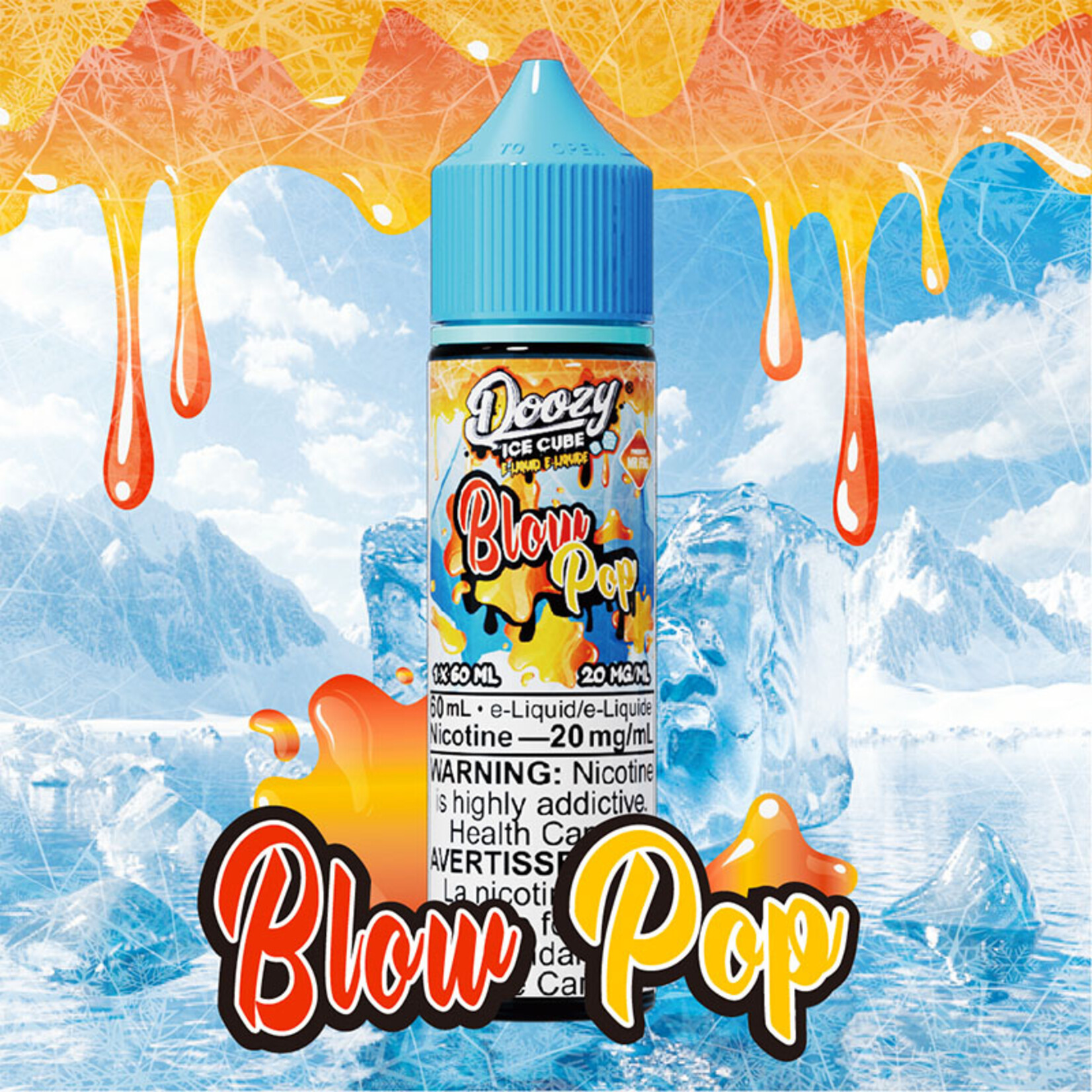 DOOZY DZEI12 - DOOZY ICE CUBE Blow Pop E-LIQUID 60ml Salt