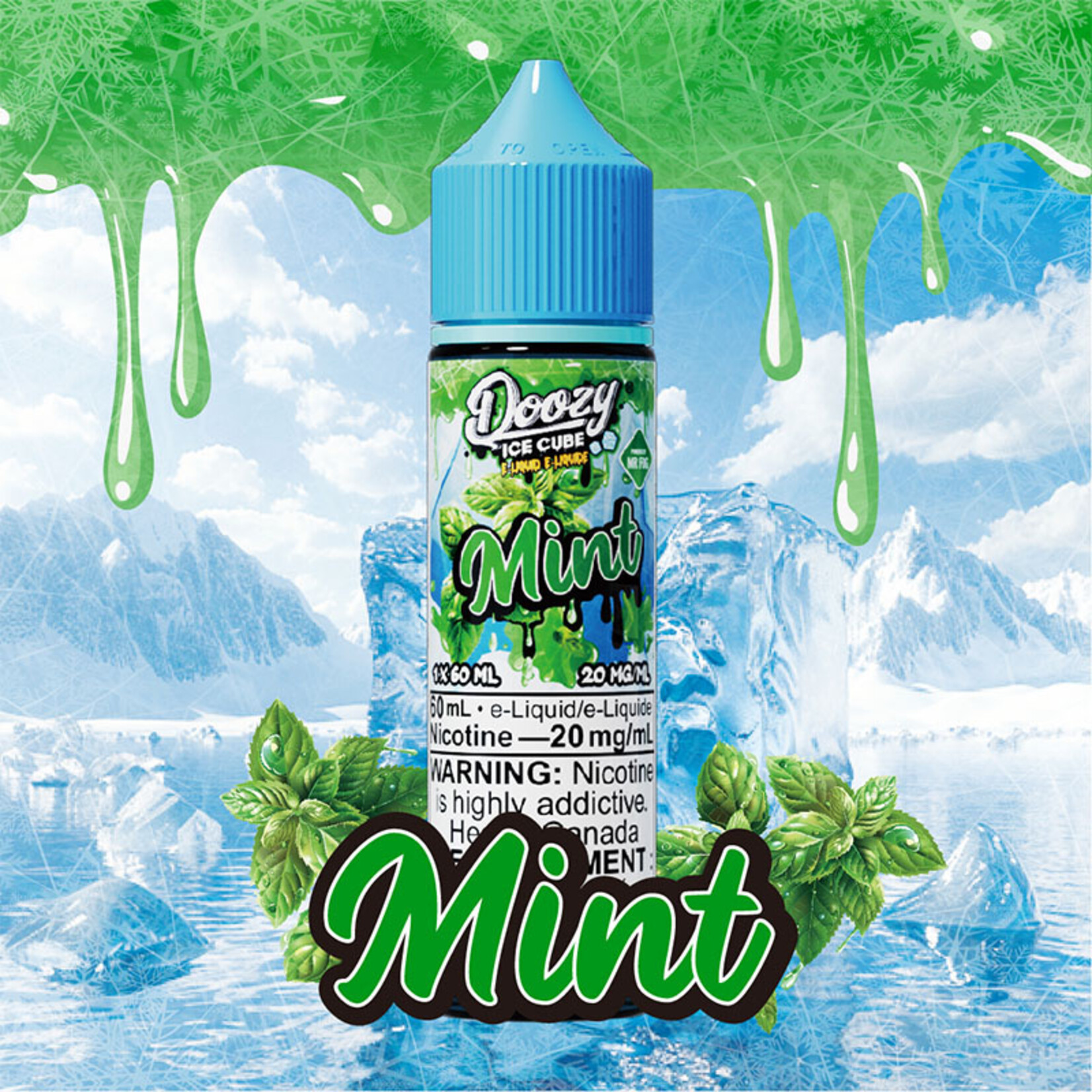 DOOZY DZEI01 - DOOZY ICE CUBE Mint E-LIQUID 60ml Salt