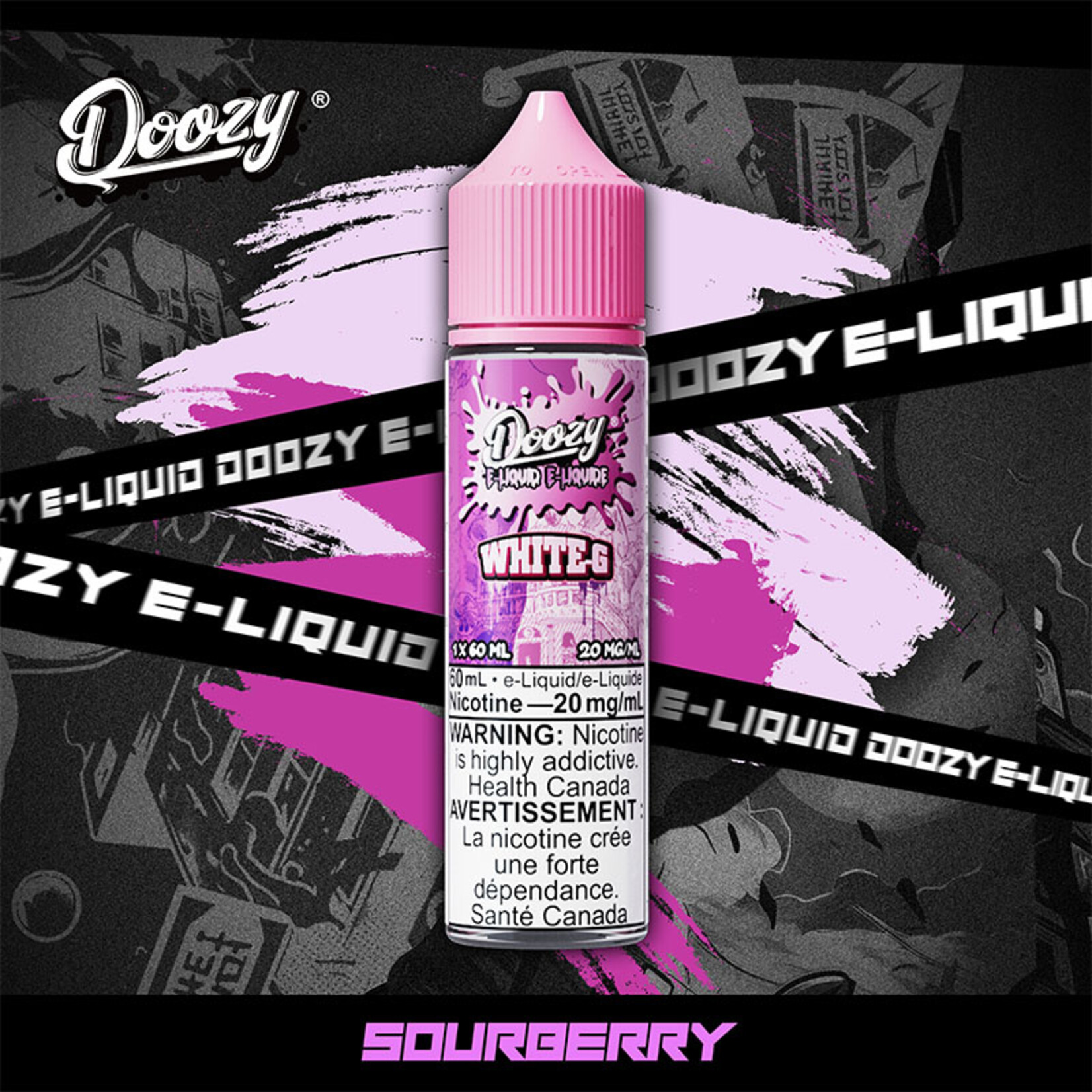 DOOZY DZE18 - DOOZY White-G E-liquid 60ml Salt