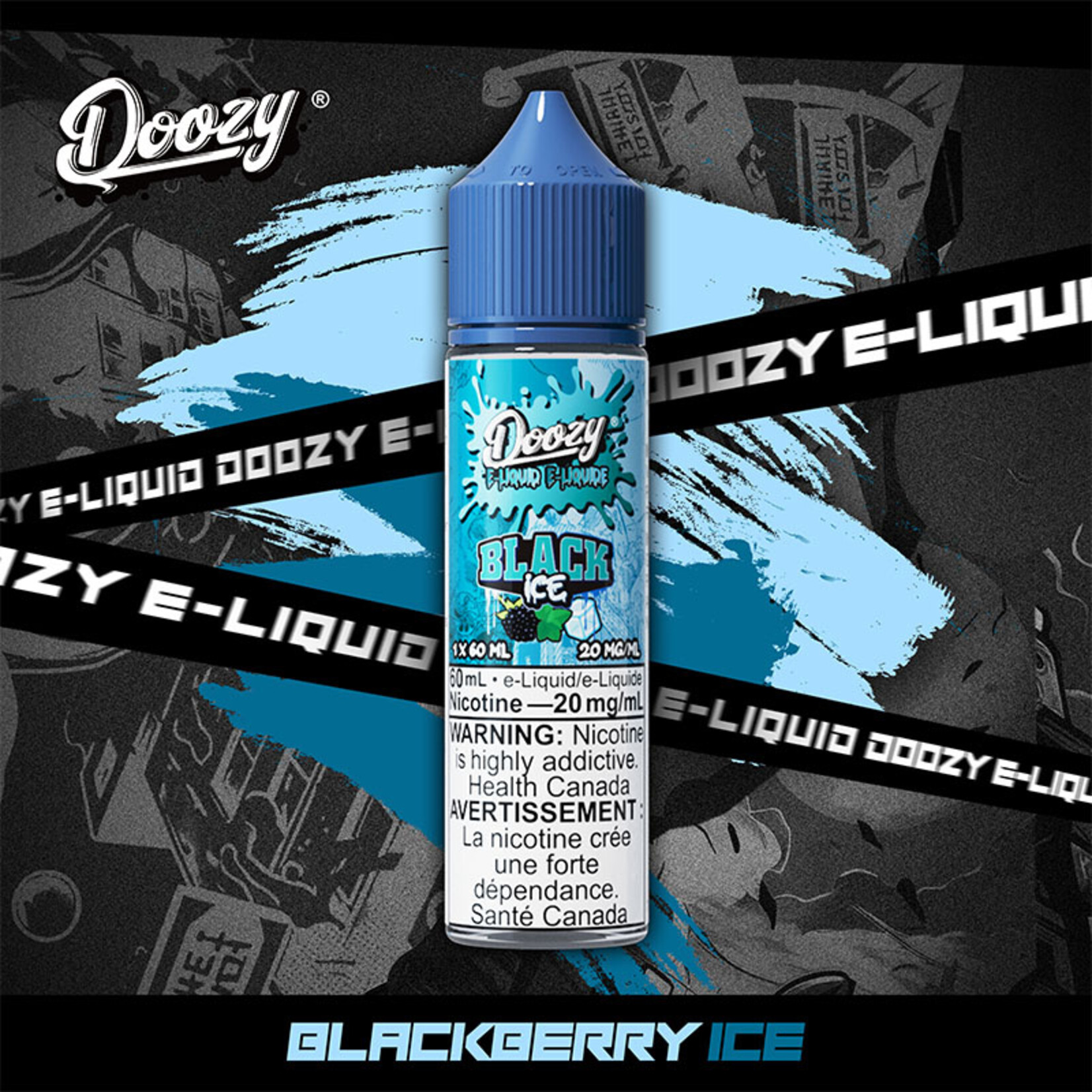 DOOZY DZE17 - DOOZY Black Ice E-liquid 60ml Salt