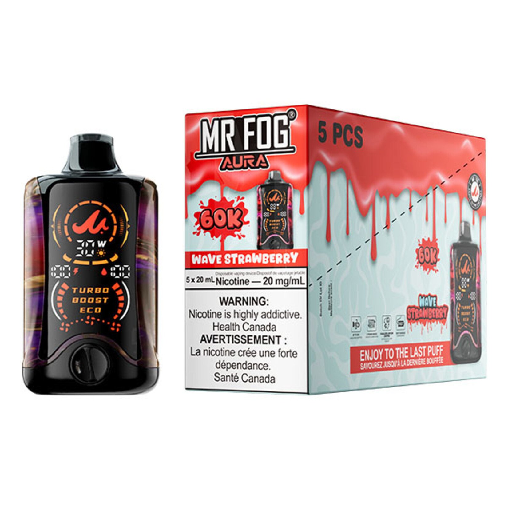 MR FOG AU10 - MR FOG AURA 60K Wave Strawberry