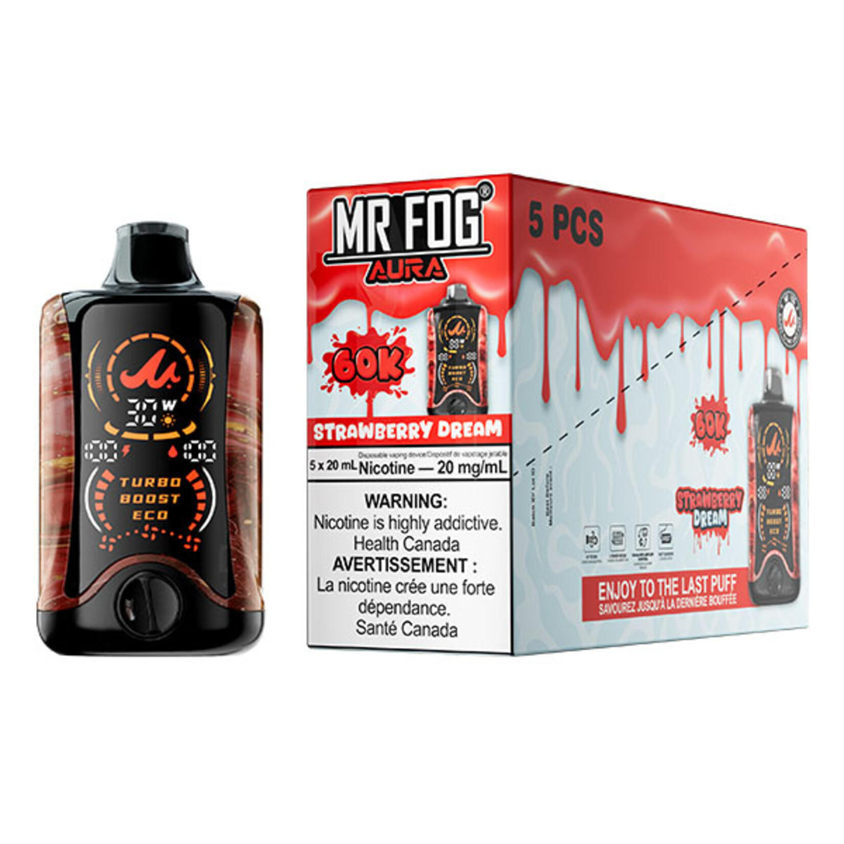 MR FOG AU25 - MR FOG AURA 60K Strawberry Dream