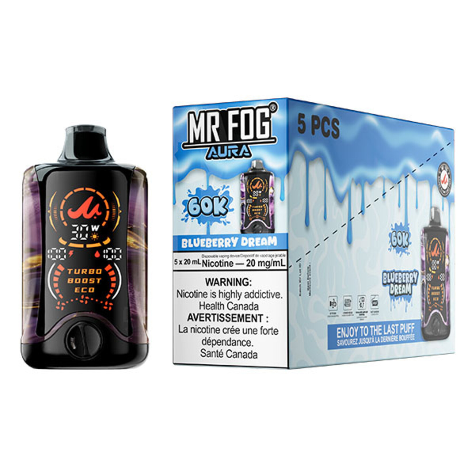 MR FOG AU26 - MR FOG AURA 60K Blueberry Dream