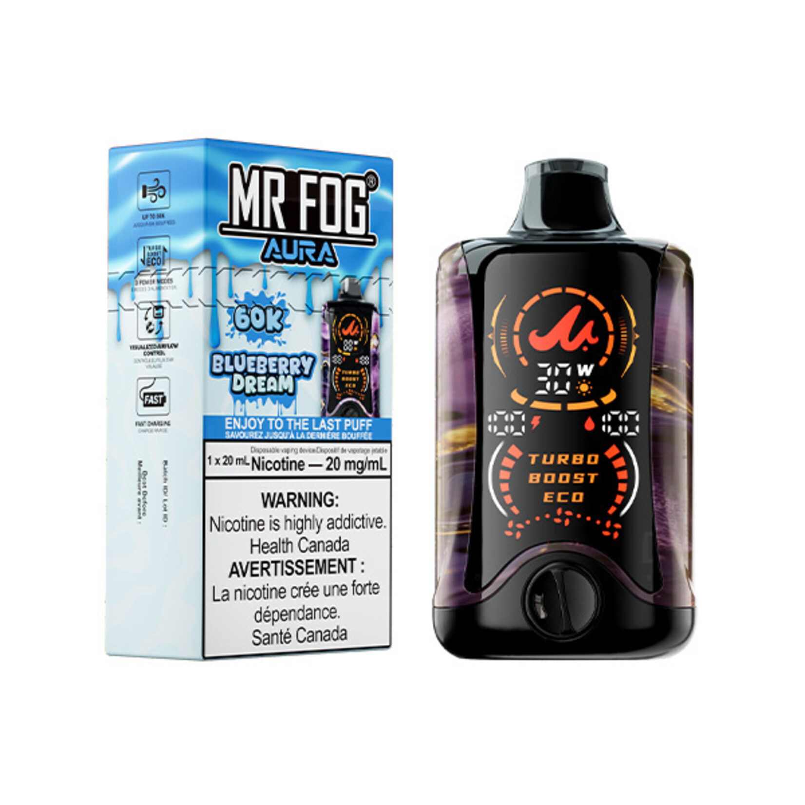 MR FOG AU26 - MR FOG AURA 60K Blueberry Dream