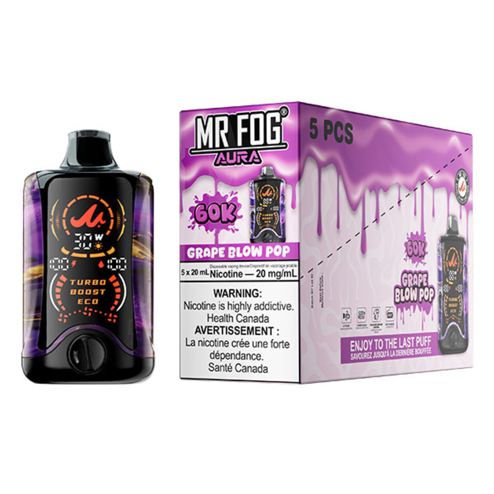 MR FOG AU30 - MR FOG AURA Grape Blow Pop
