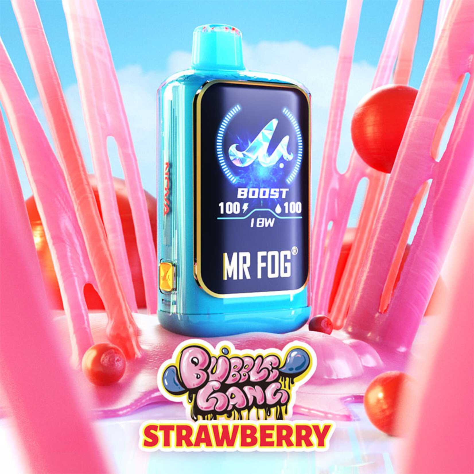 MR FOG NVBG01 - MR FOG NOVA Bubble Gang Strawberry