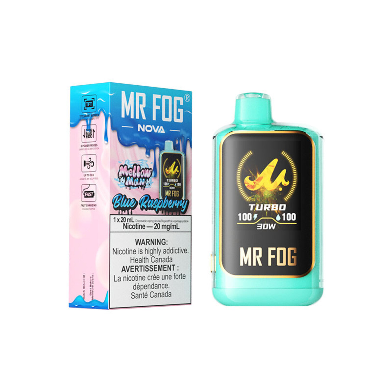 MR FOG NVMM01 - MR FOG NOVA Mellow Man Blue Raspberry