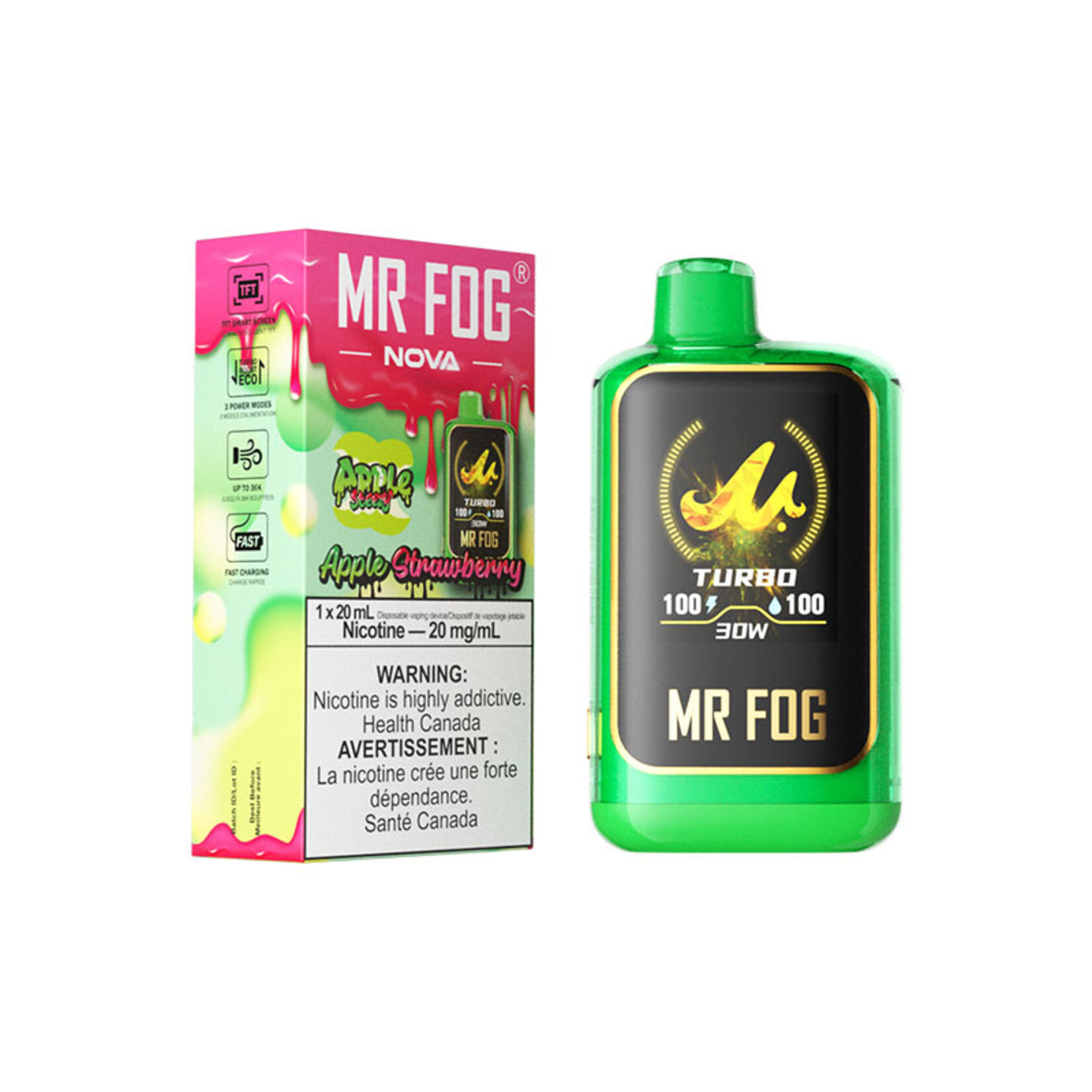 MR FOG NVAS01 - MR FOG NOVA Apple Steezy Strawberry
