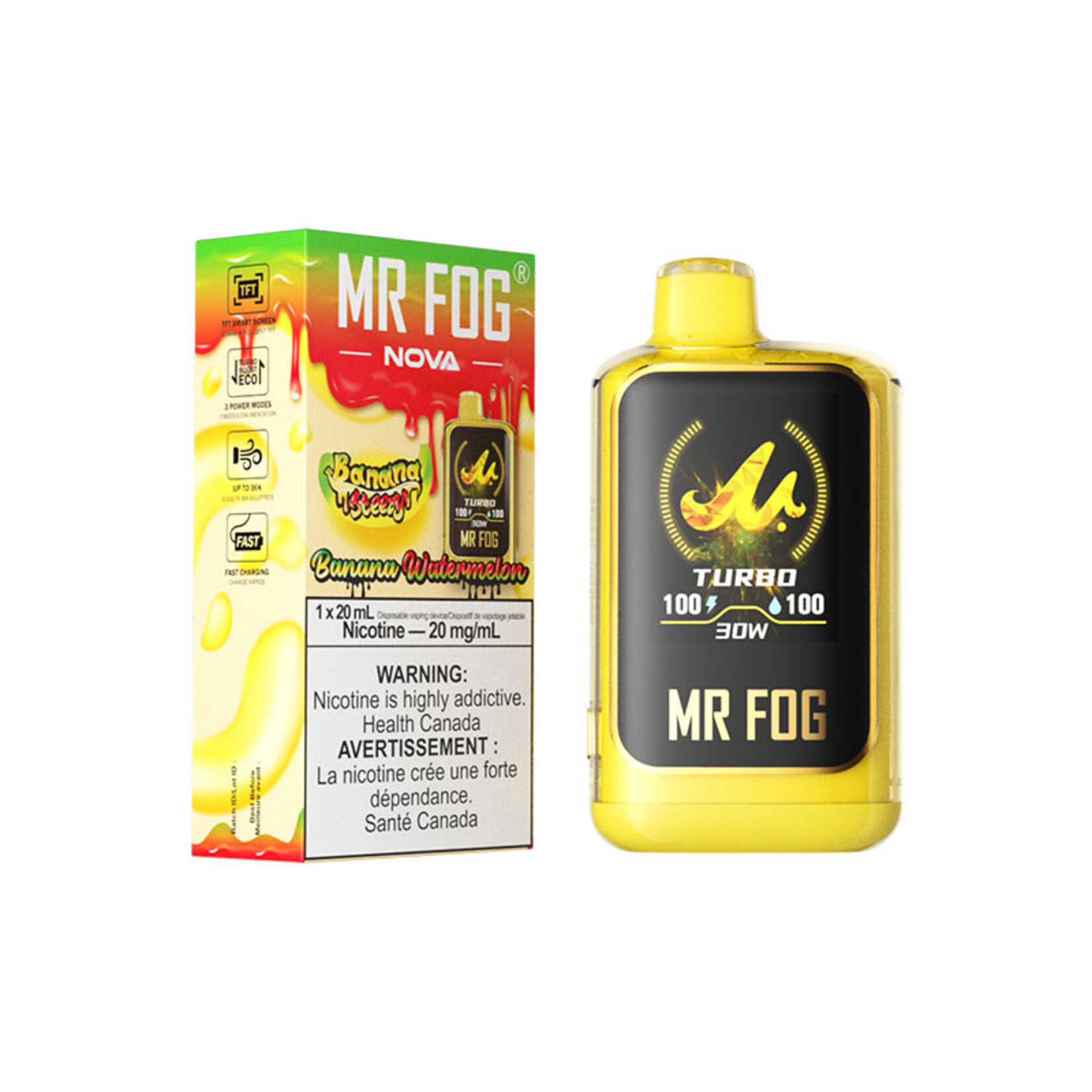 MR FOG NVNS01 - MR FOG NOVA Banana Steezy Watermelon