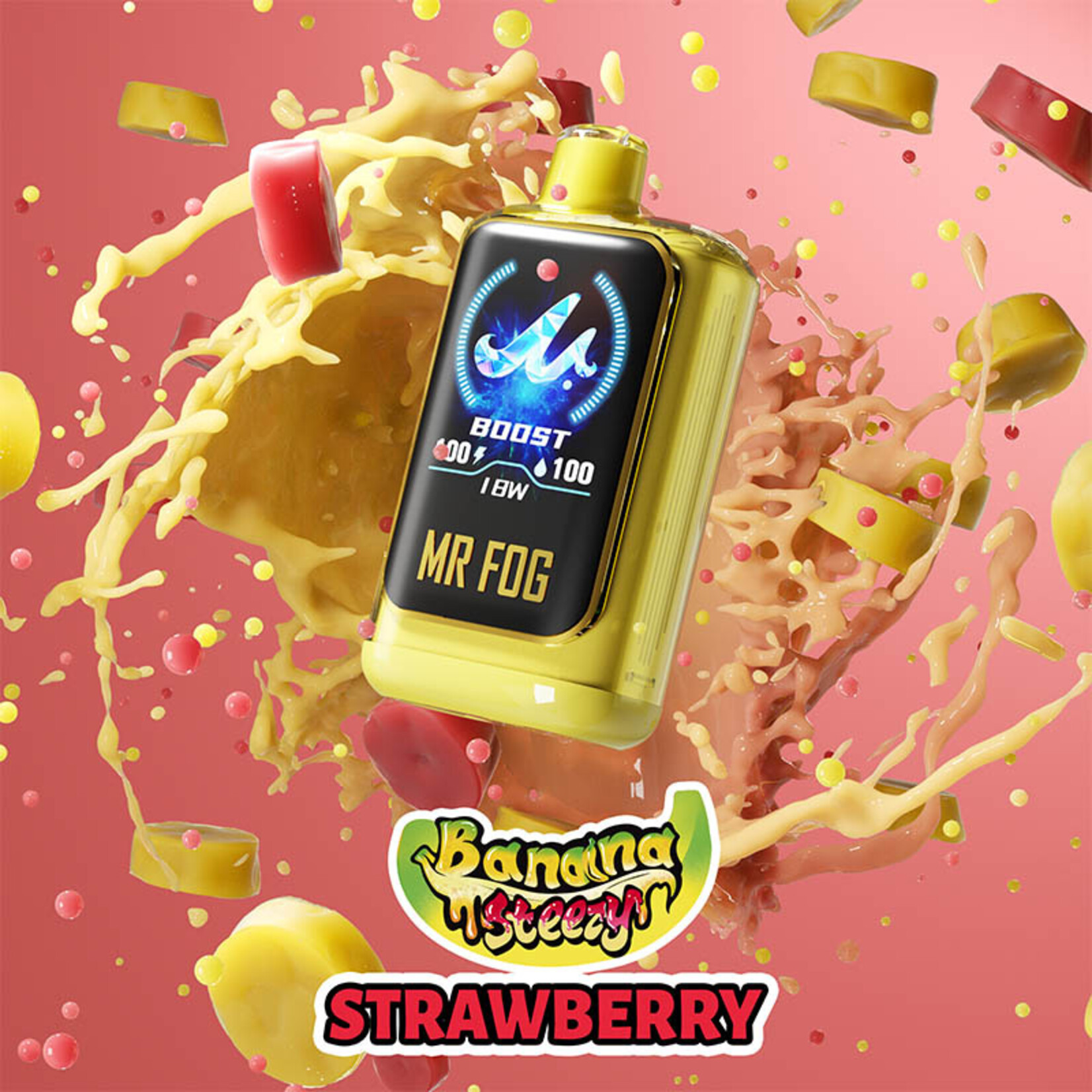 MR FOG NVNS02 - MR FOG NOVA Banana Steezy Strawberry