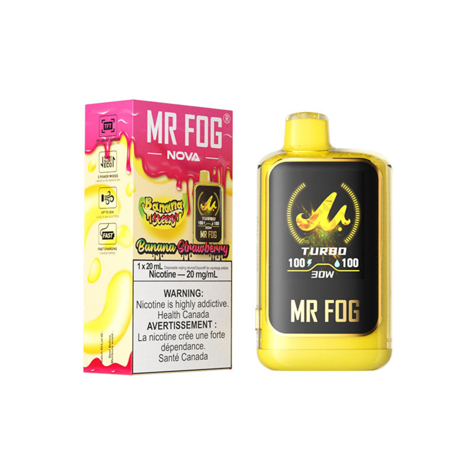 MR FOG NVNS02 - MR FOG NOVA Banana Steezy Strawberry