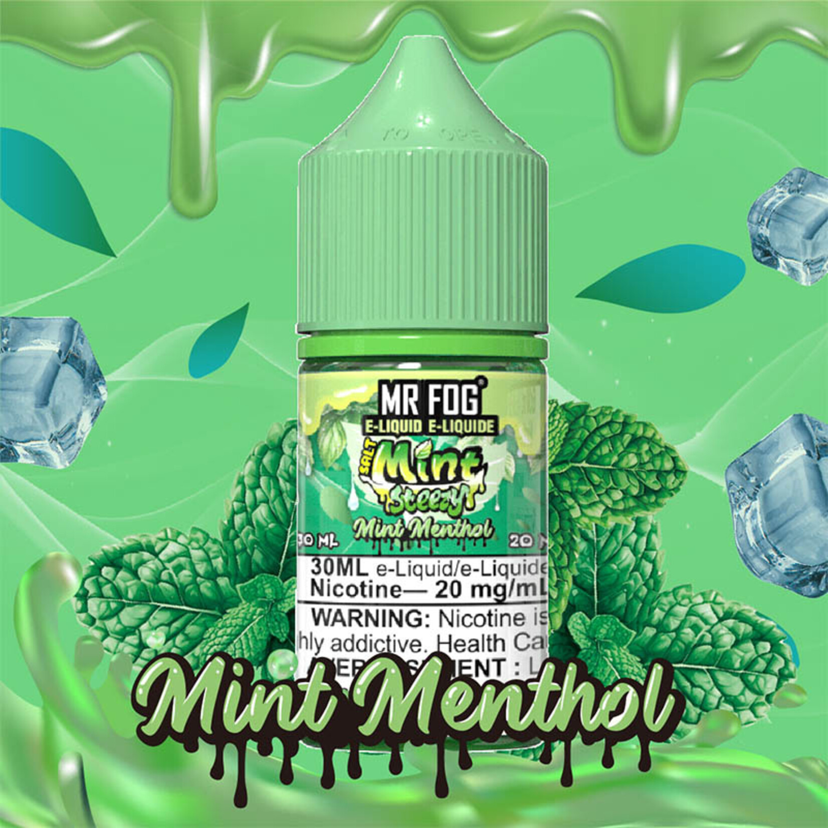 MR FOG MFEMS05 - MR FOG Mint Steezy E-Liquid Mint Menthol 30ML Salt