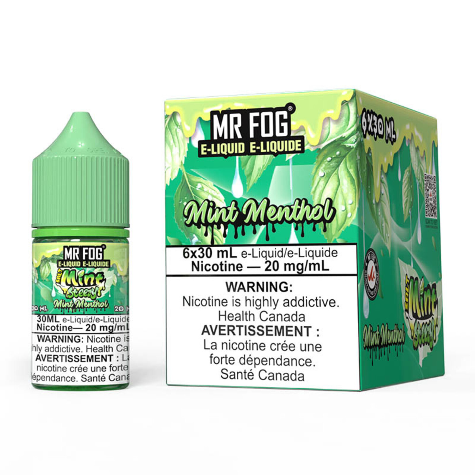 MR FOG MFEMS05 - MR FOG Mint Steezy E-Liquid Mint Menthol 30ML Salt