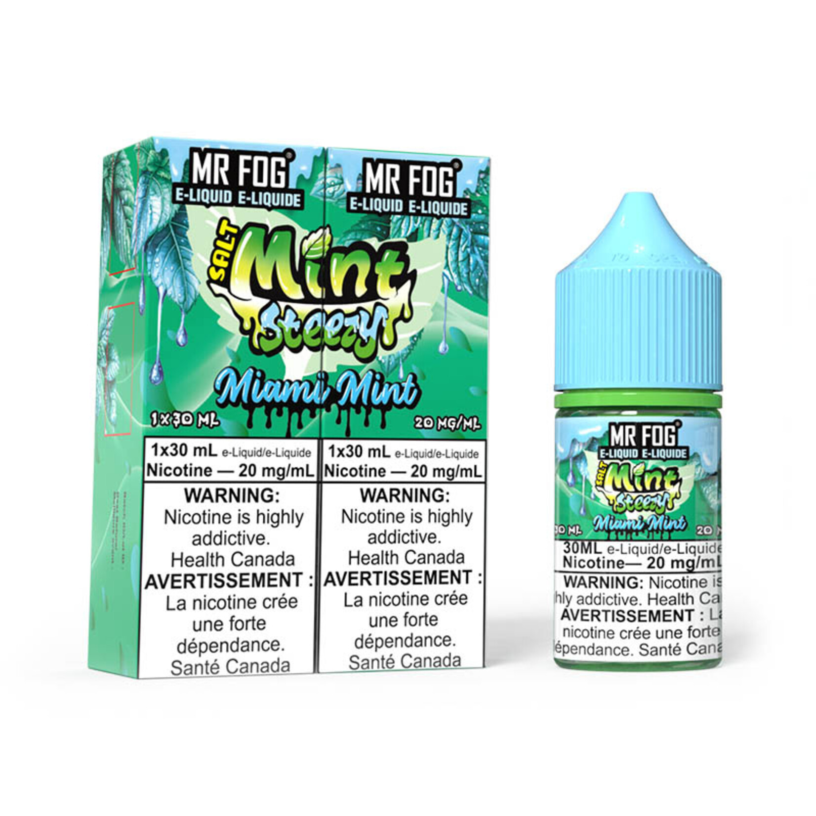 MR FOG MFEMS04 - MR FOG Mint Steezy E-Liquid Miami Mint 30ML Salt