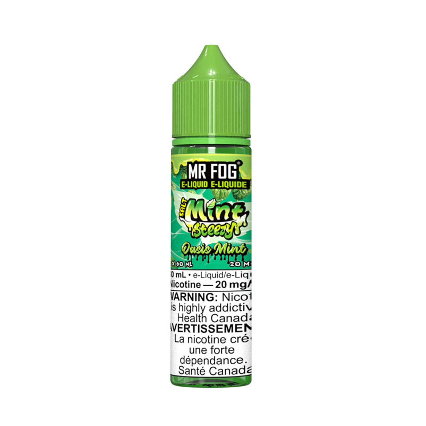 MR FOG MFEMS06 - MR FOG Mint Steezy E-Liquid Oasis Mint 60ML Salt