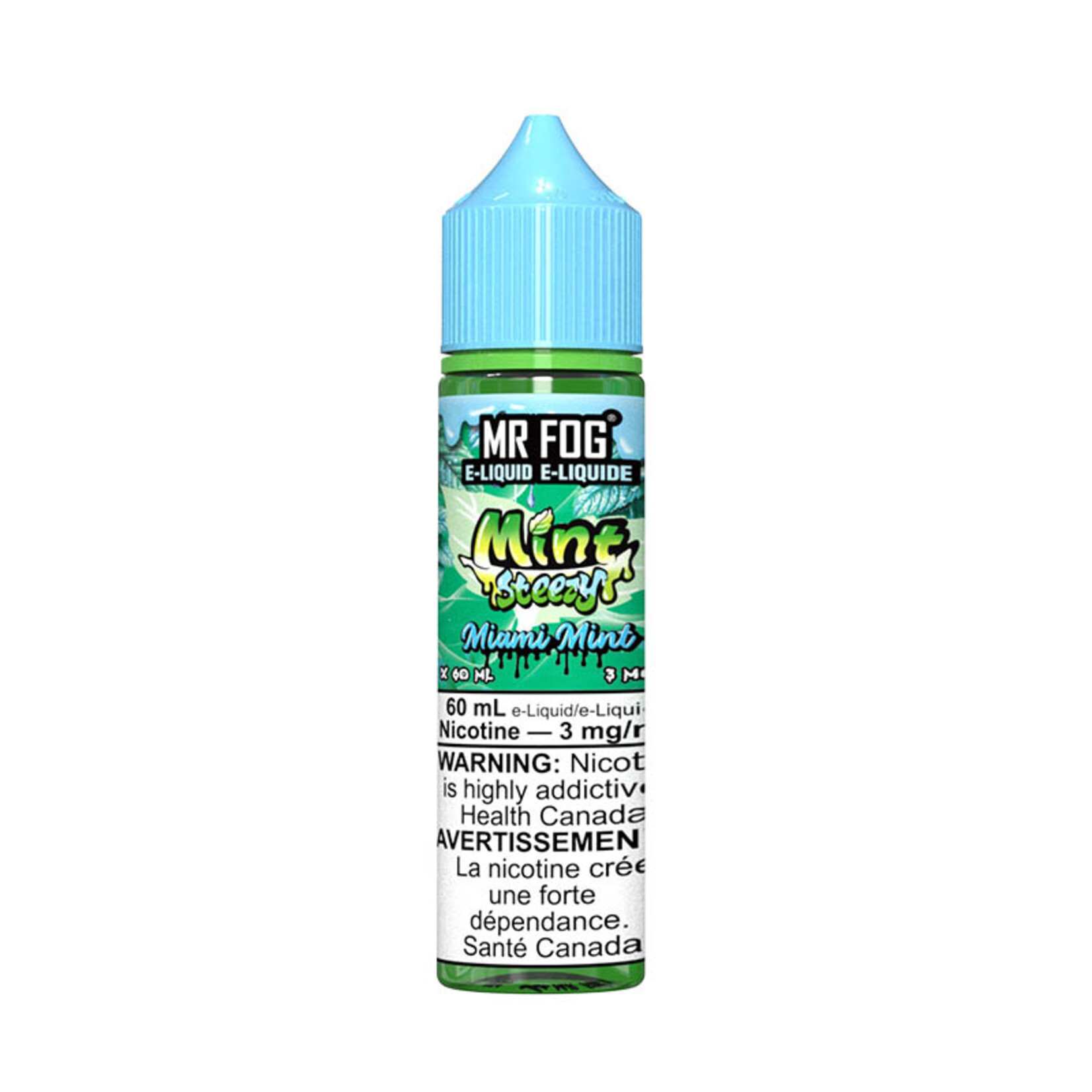 MR FOG MFEMS04 - MR FOG Mint Steezy E-Liquid Miami Mint 60ML Freebase