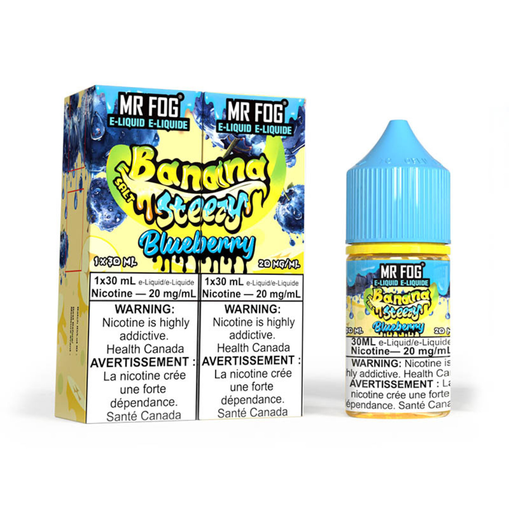 MR FOG MFENS04 - MR FOG Banana Steezy E-Liquid Blueberry 30ML Salt