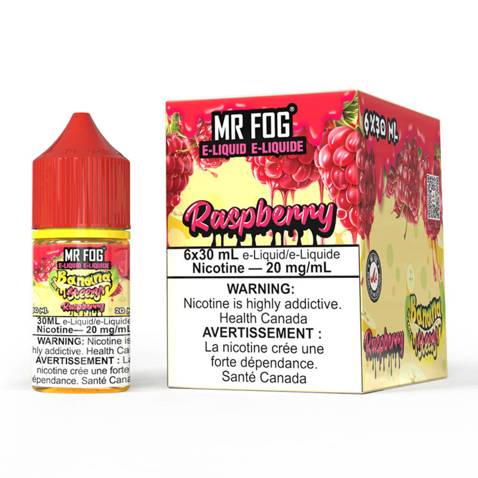 MR FOG MFENS06 - MR FOG Banana Steezy E-Liquid Raspberry 30ML Salt