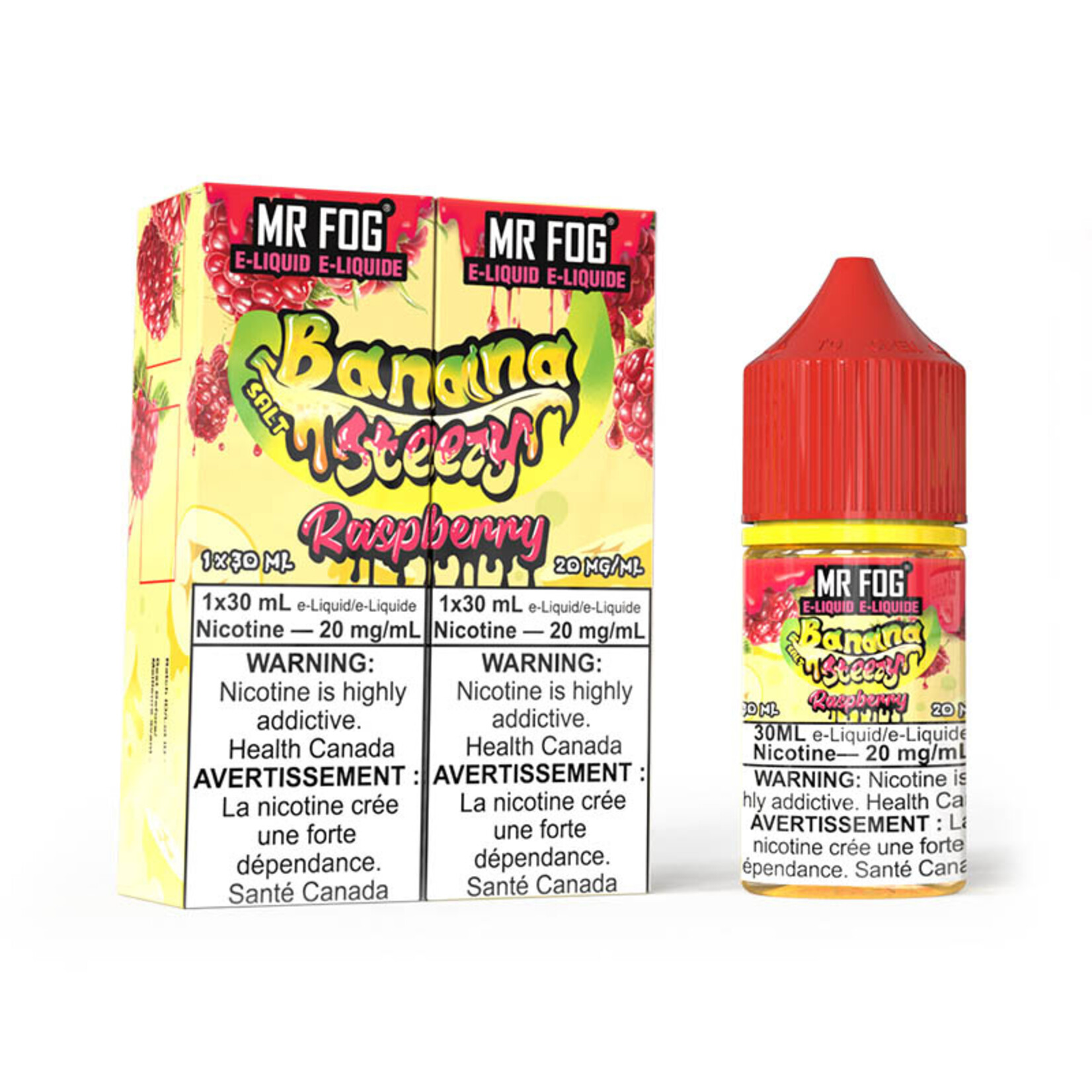 MR FOG MFENS06 - MR FOG Banana Steezy E-Liquid Raspberry 30ML Salt