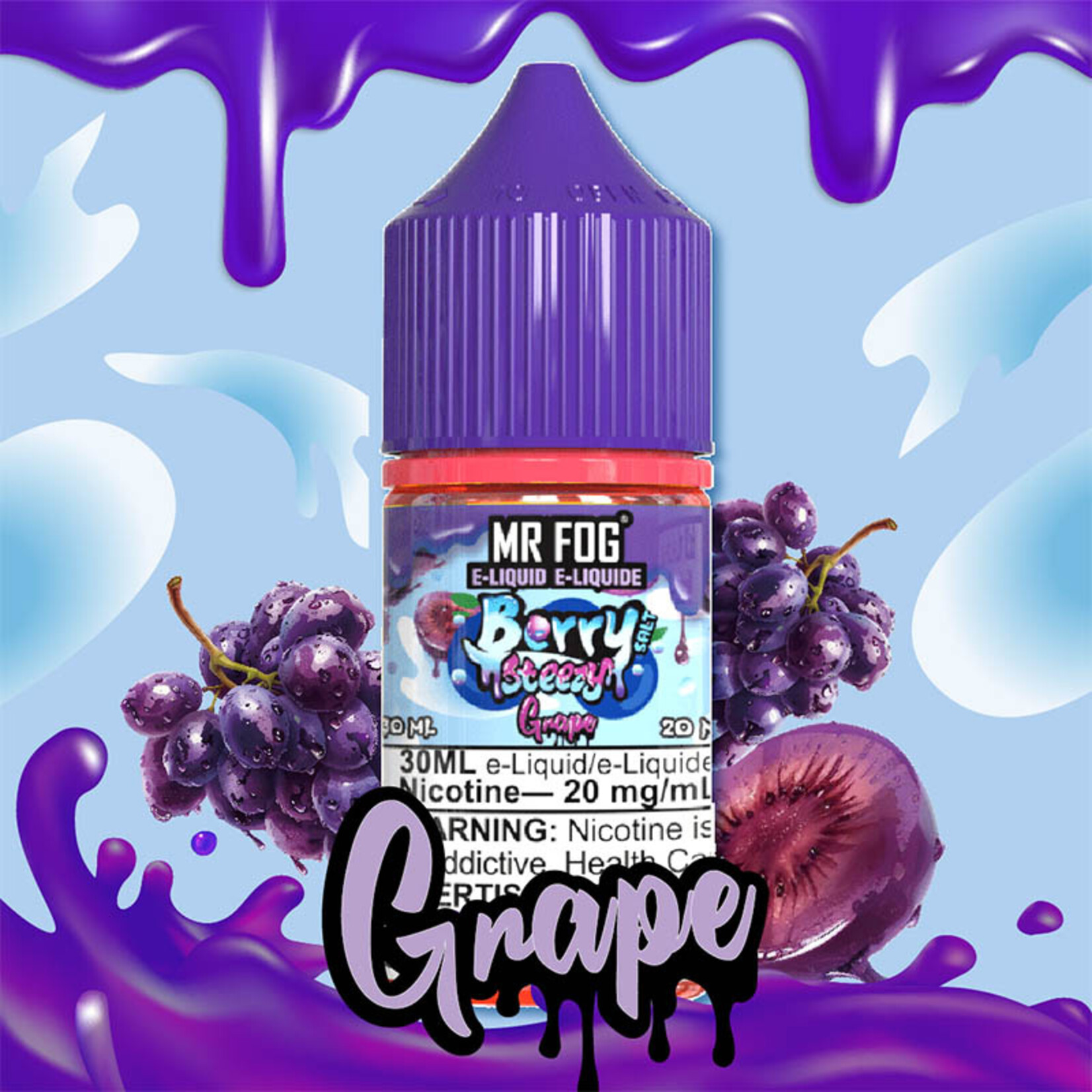MR FOG MFEBS04 - MR FOG Berry Steezy E-liquid Grape 30ML Salt