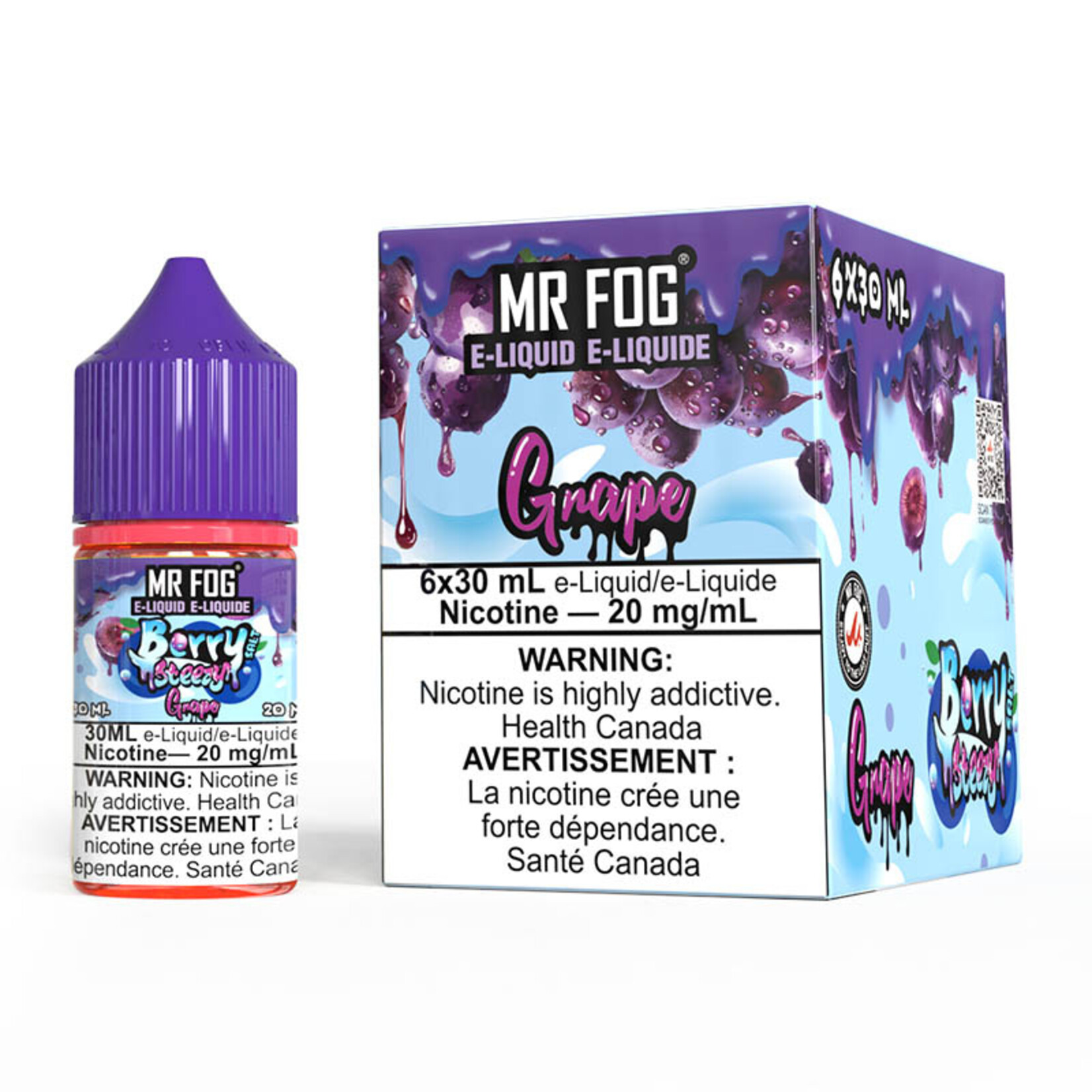 MR FOG MFEBS04 - MR FOG Berry Steezy E-liquid Grape 30ML Salt