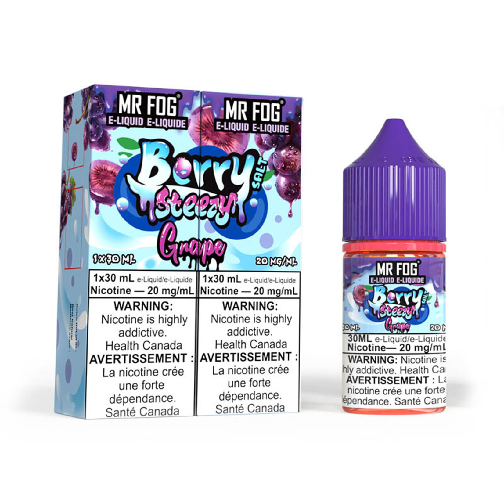 MR FOG MFEBS04 - MR FOG Berry Steezy E-liquid Grape 30ML Salt