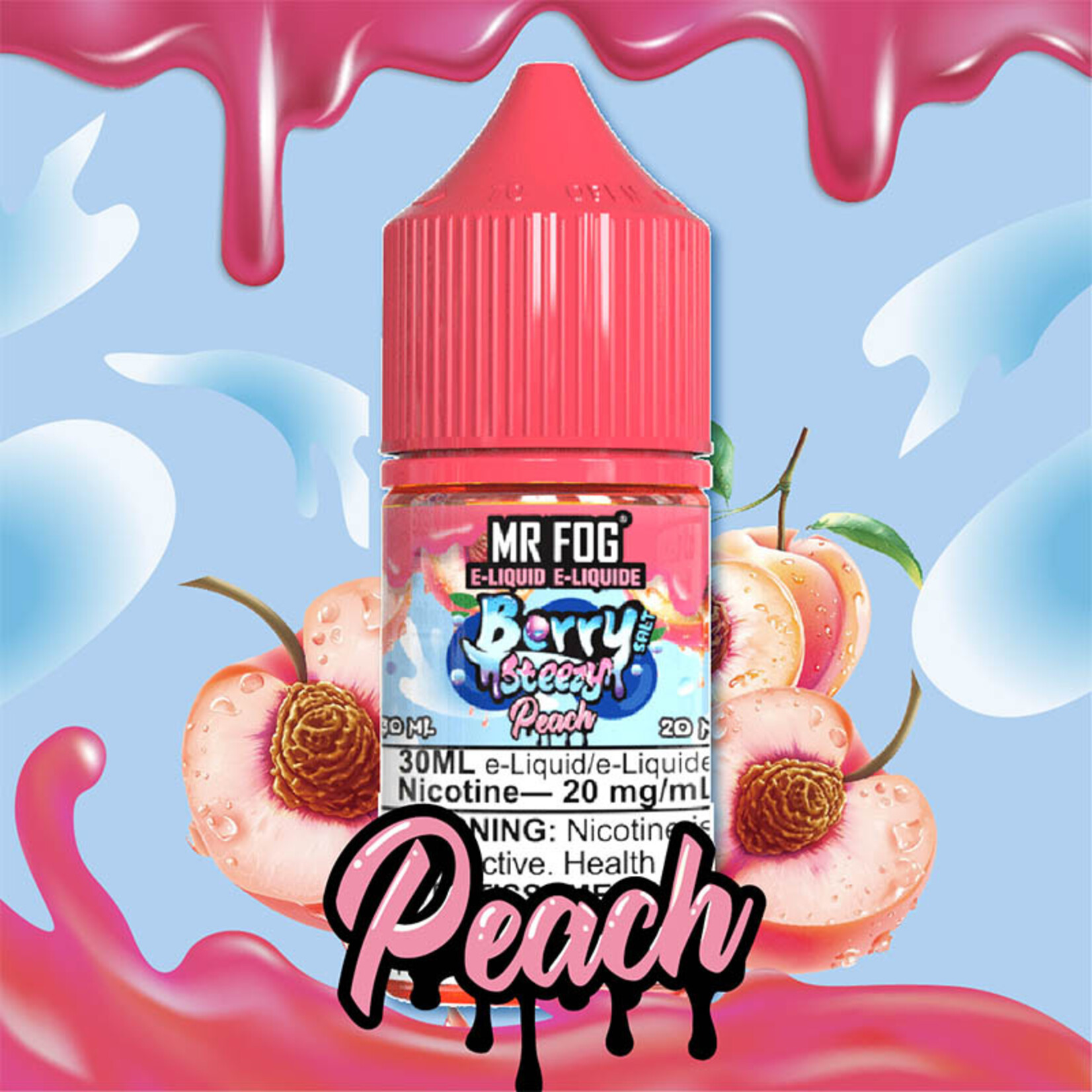 MR FOG MFEBS05 - MR FOG Berry Steezy E-liquid Peach 30ML Salt