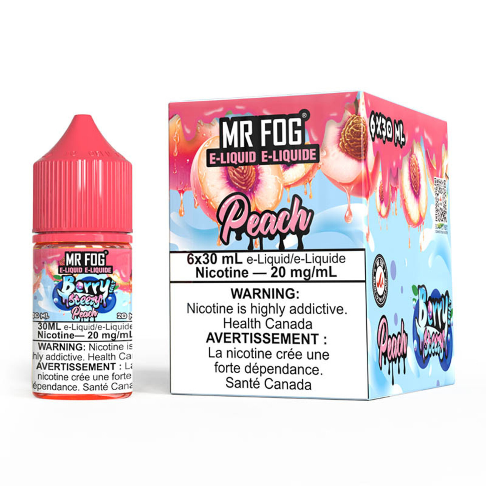 MR FOG MFEBS05 - MR FOG Berry Steezy E-liquid Peach 30ML Salt