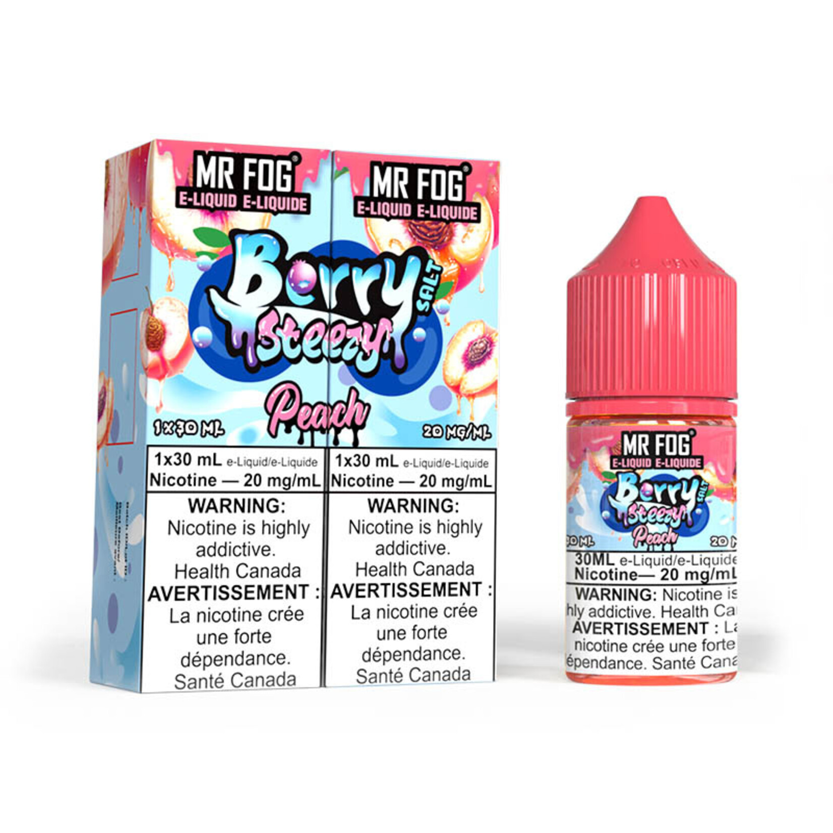 MR FOG MFEBS05 - MR FOG Berry Steezy E-liquid Peach 30ML Salt
