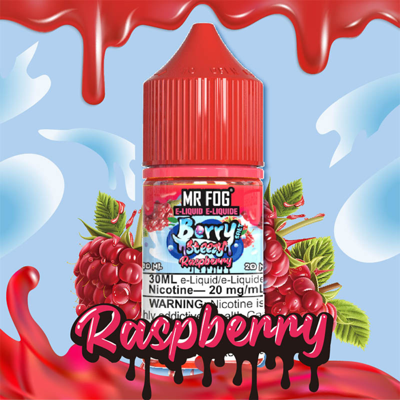 MR FOG MFEBS06 - MR FOG Berry Steezy E-liquid Raspberry 30ML Salt