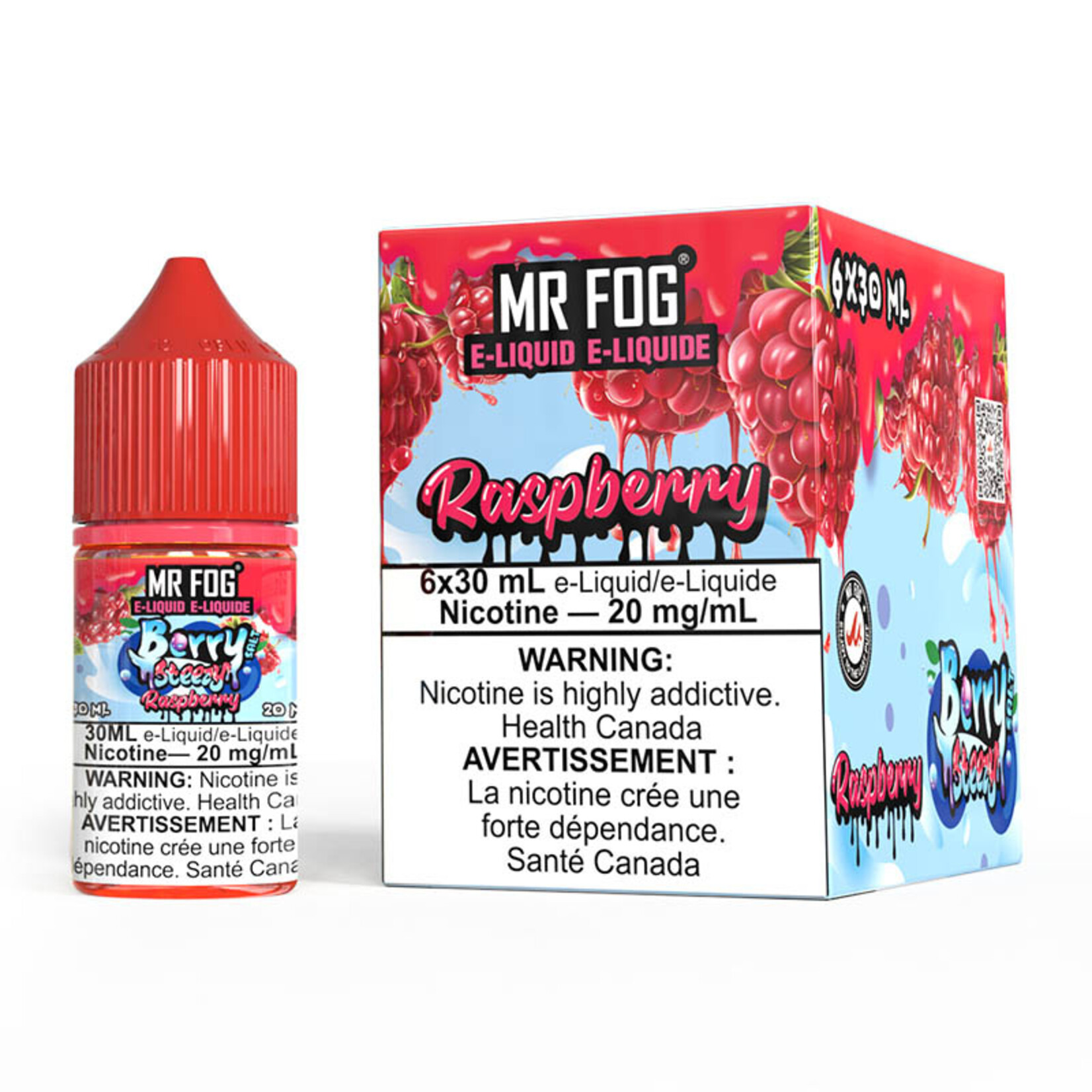 MR FOG MFEBS06 - MR FOG Berry Steezy E-liquid Raspberry 30ML Salt