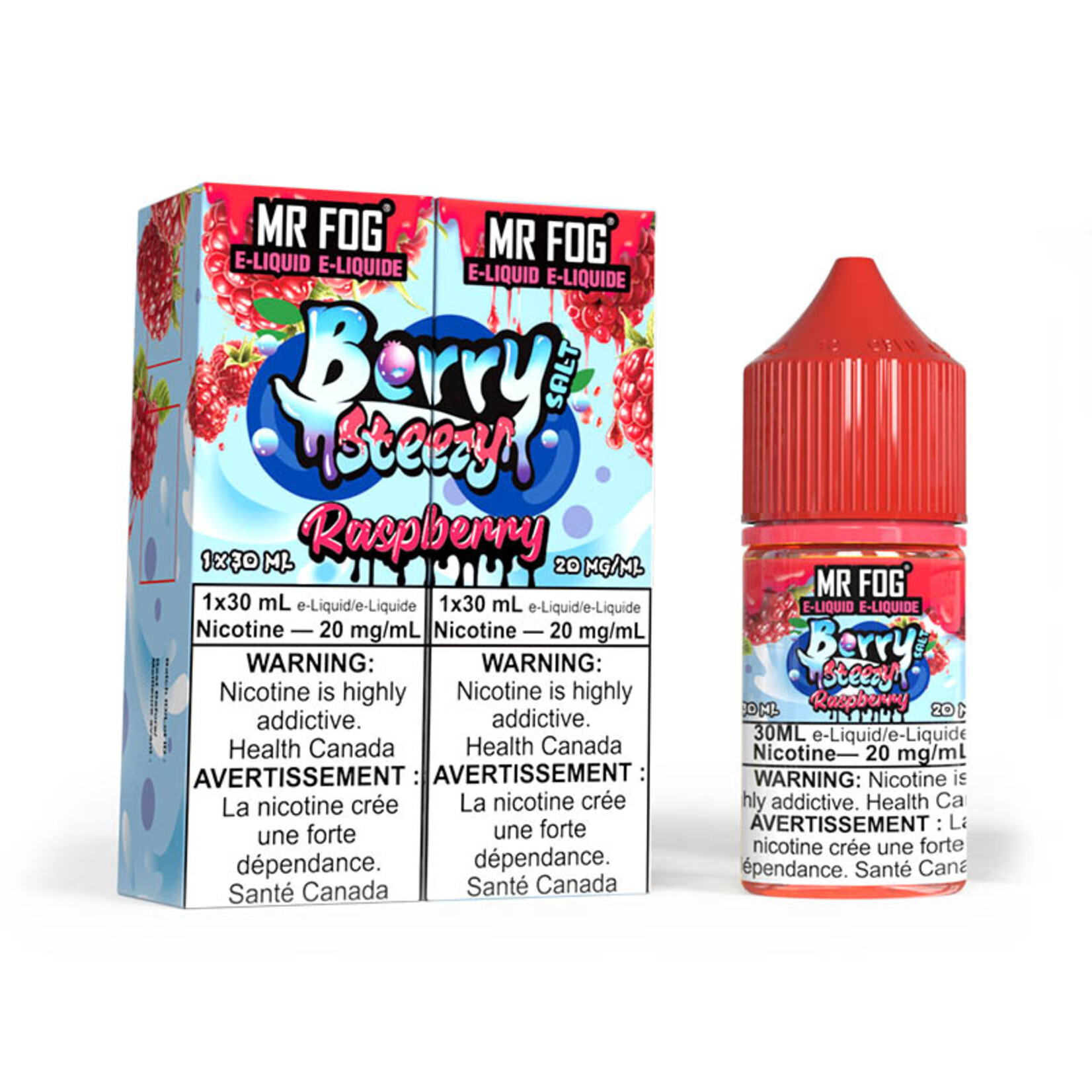 MR FOG MFEBS06 - MR FOG Berry Steezy E-liquid Raspberry 30ML Salt