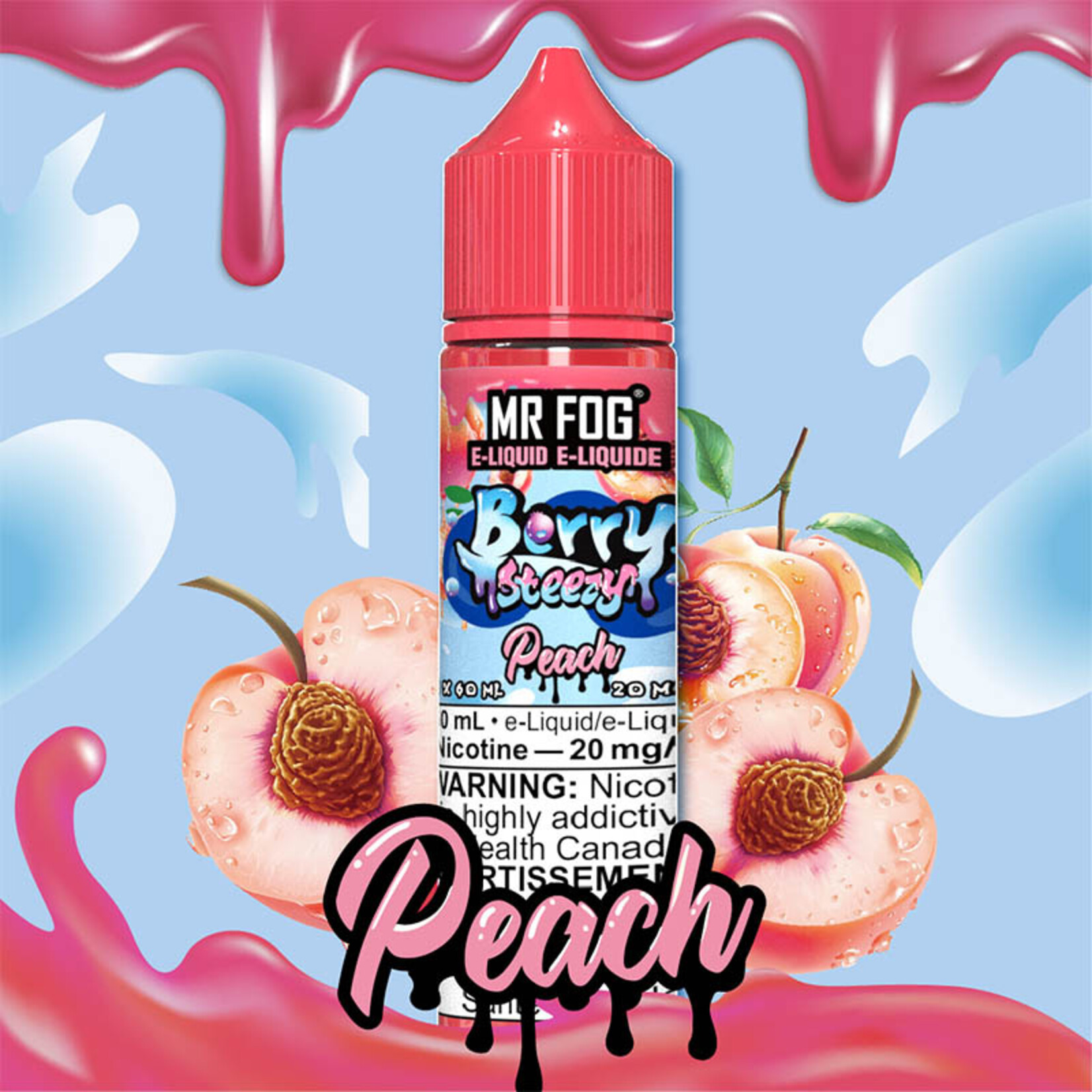 MR FOG MFEBS05 - MR FOG Berry Steezy E-liquid Peach 60ML Salt