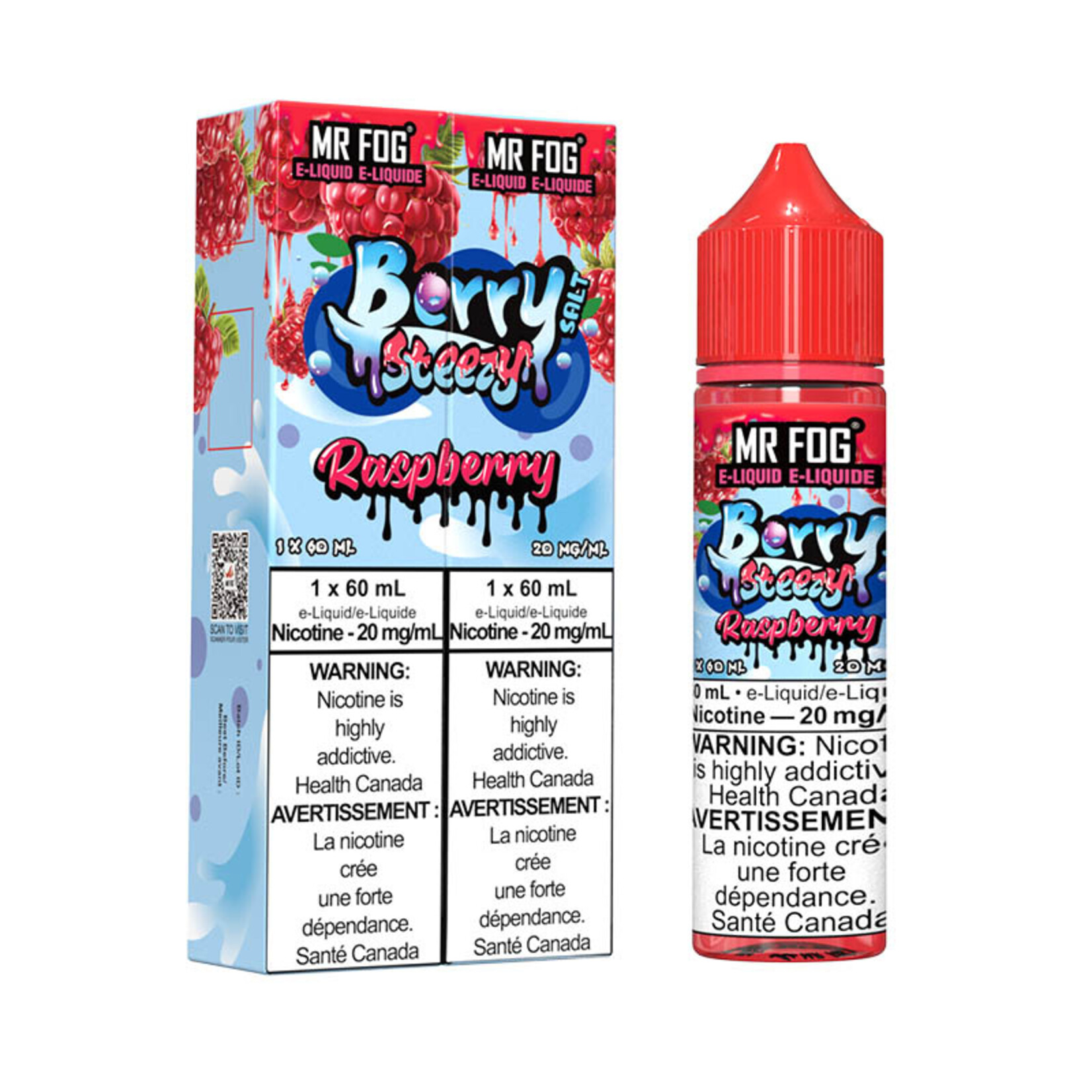 MR FOG MFEBS06 - MR FOG Berry Steezy E-liquid Raspberry 60ML Salt