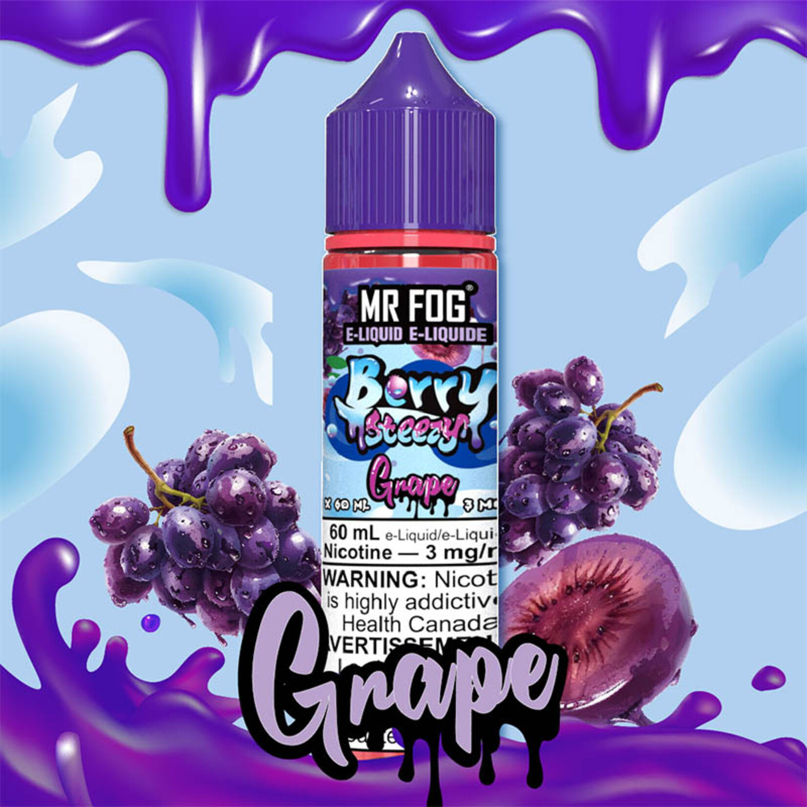 MR FOG MFEBS04 - MR FOG Berry Steezy E-liquid Grape 60ML Freebase
