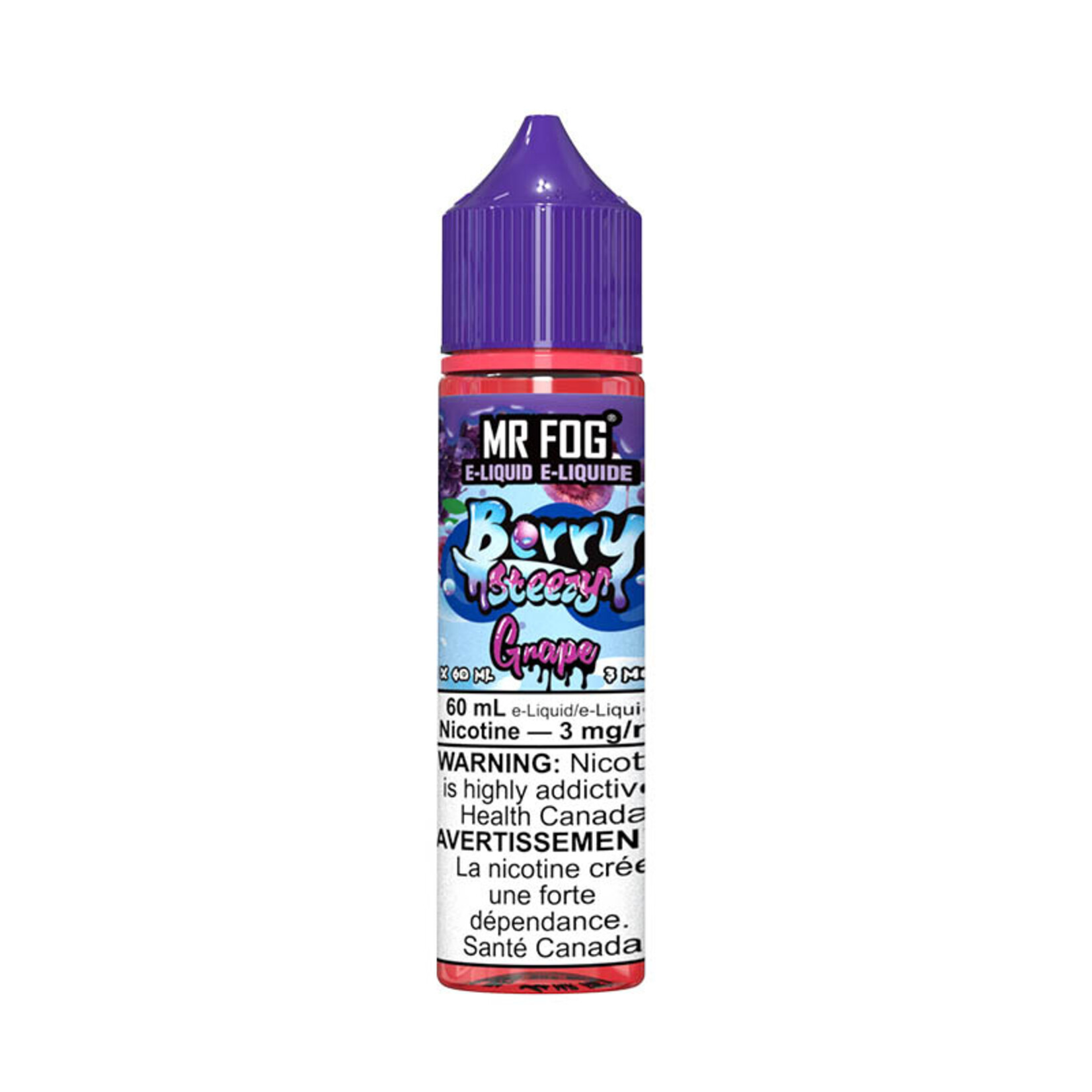 MR FOG MFEBS04 - MR FOG Berry Steezy E-liquid Grape 60ML Freebase