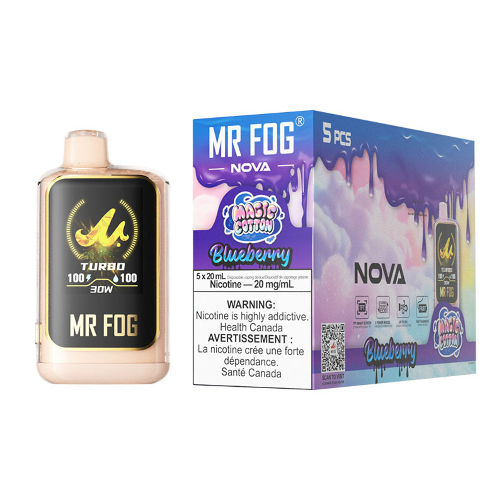 MR FOG NVMC01 - MR FOG NOVA Magic Cotton Blueberry