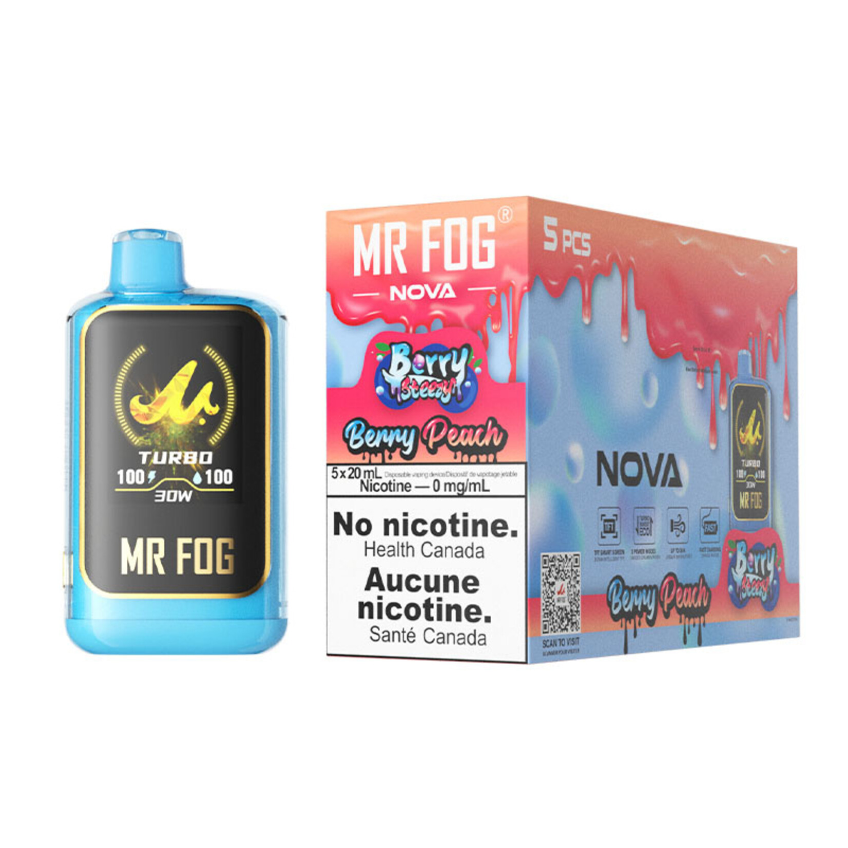 MR FOG NVBS01 - MR FOG NOVA Berry Steezy Peach