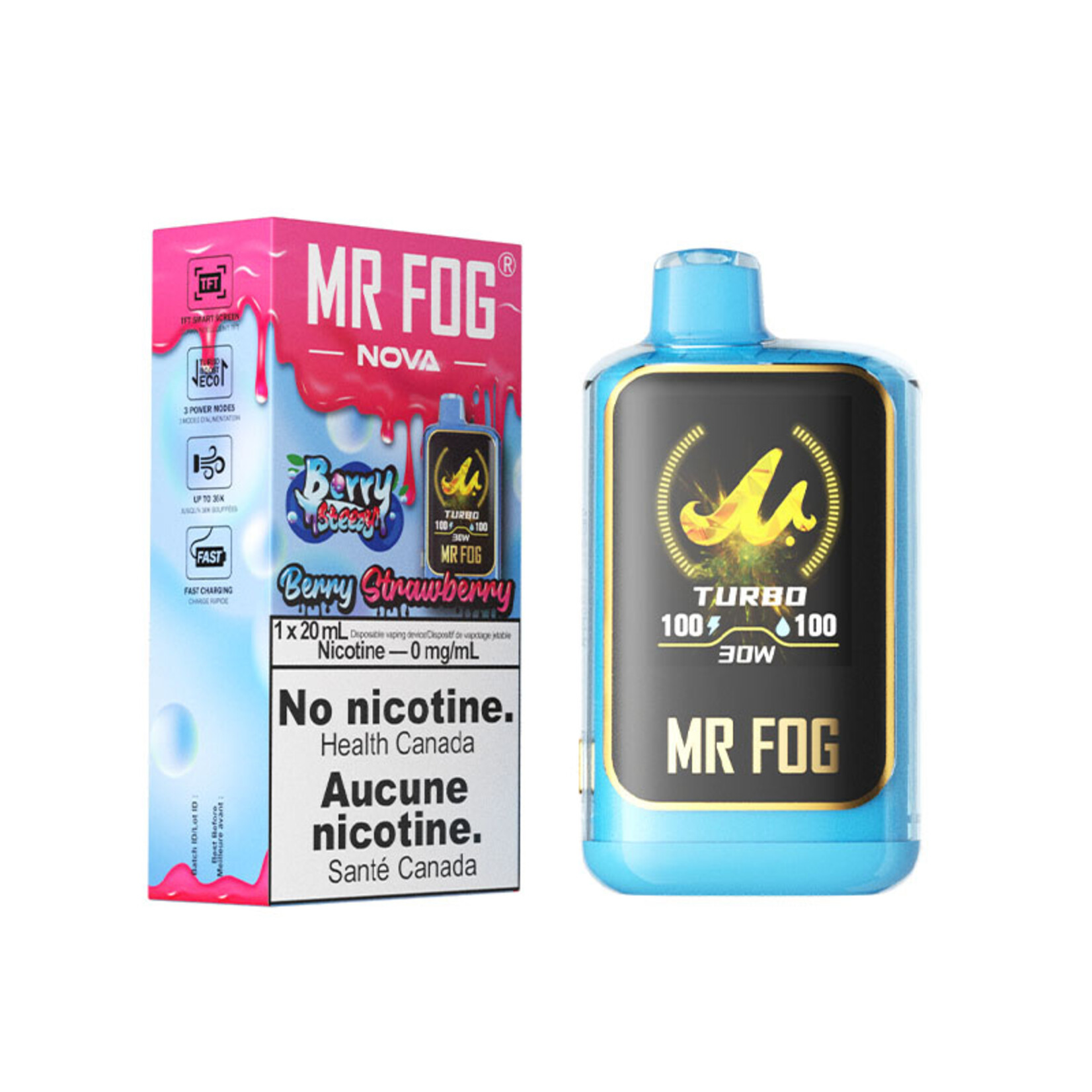 MR FOG NVBS02 - MR FOG NOVA Berry Steezy Strawberry