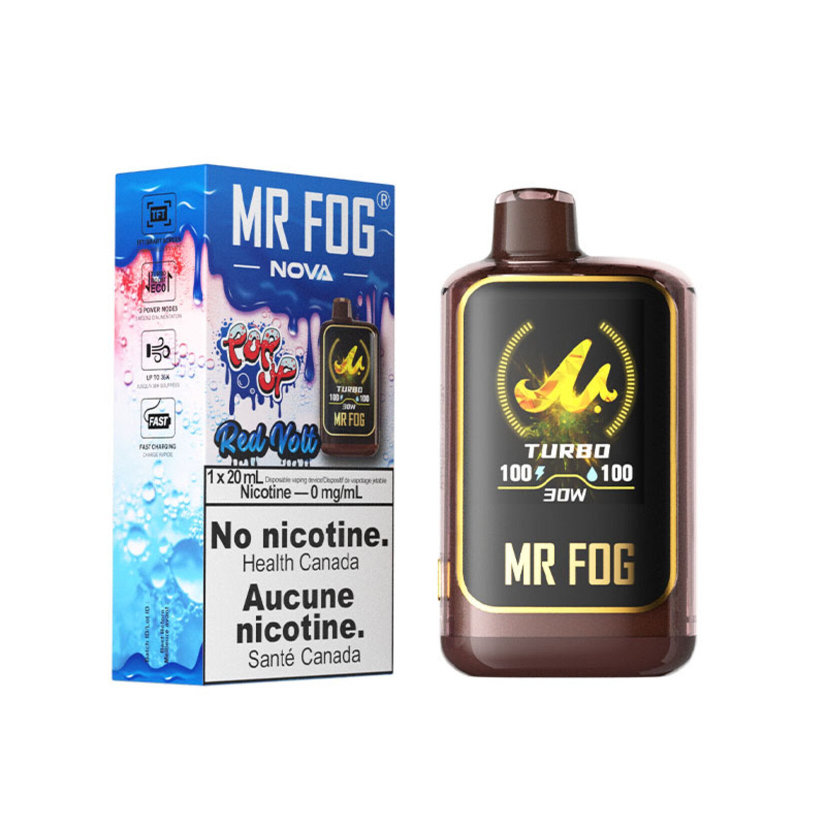 MR FOG NVPU04 - MR FOG NOVA Popup Red Volt