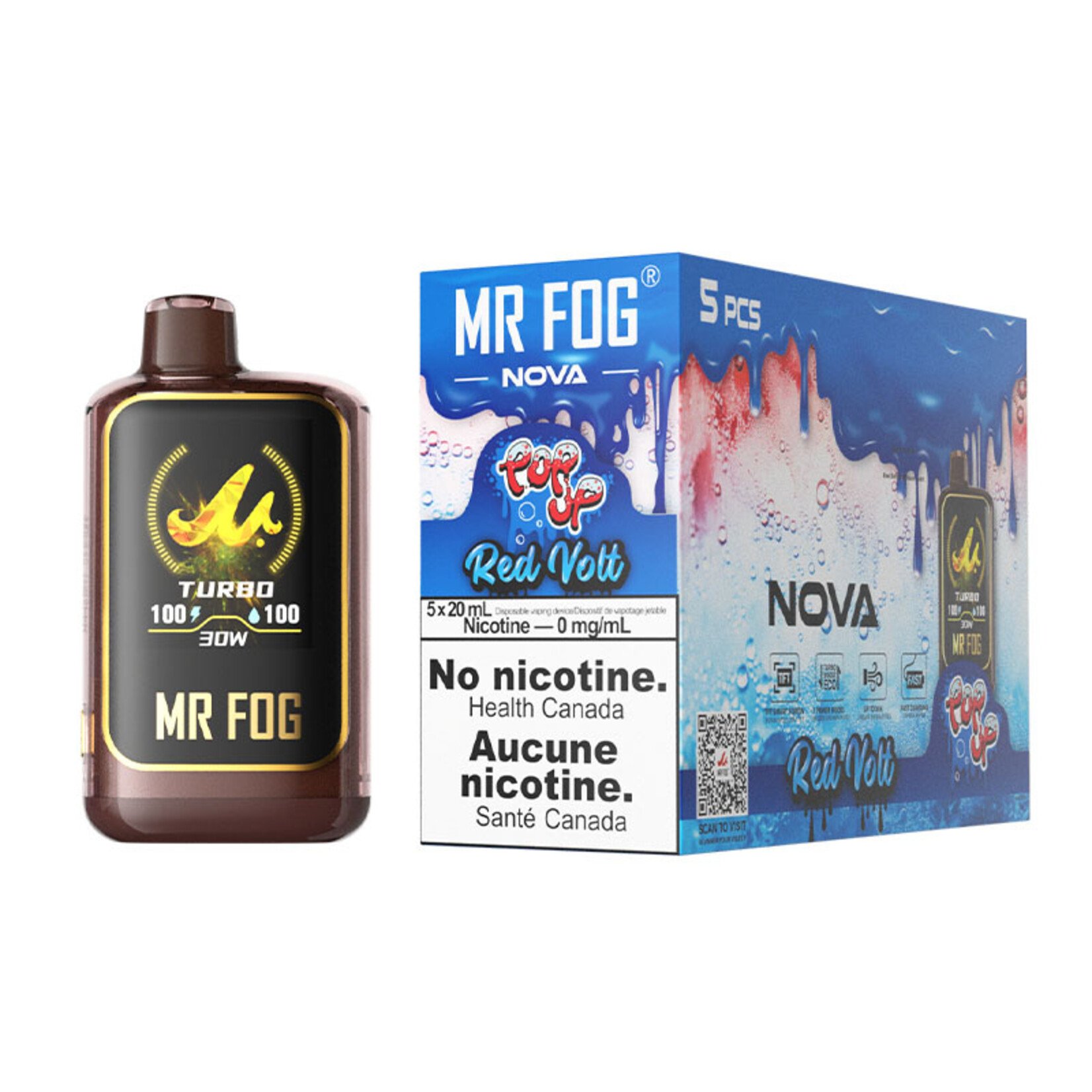 MR FOG NVPU04 - MR FOG NOVA Popup Red Volt