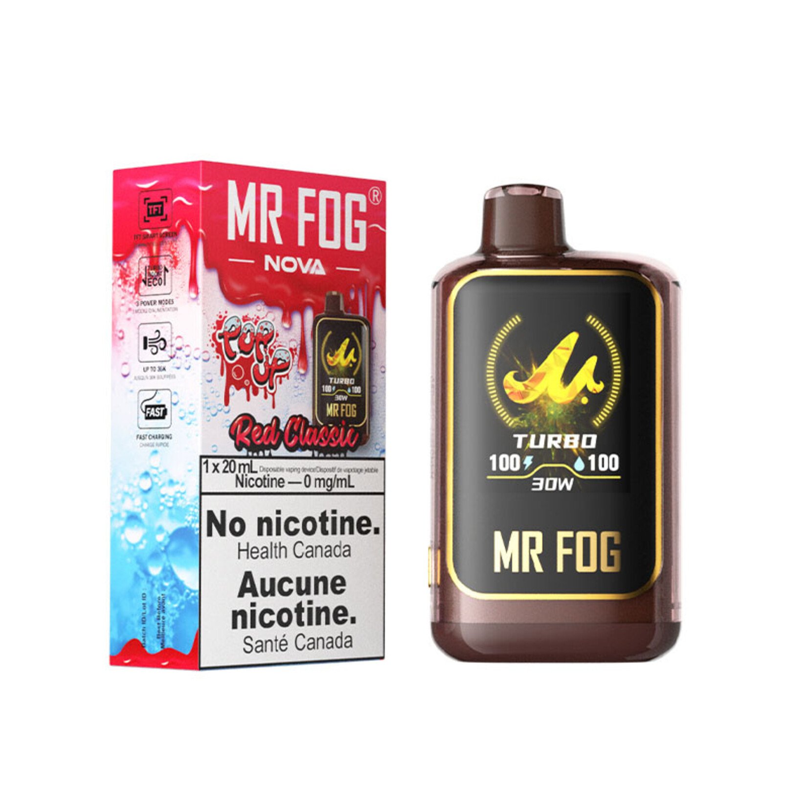 MR FOG NVPU03 - MR FOG NOVA Popup Red Classic