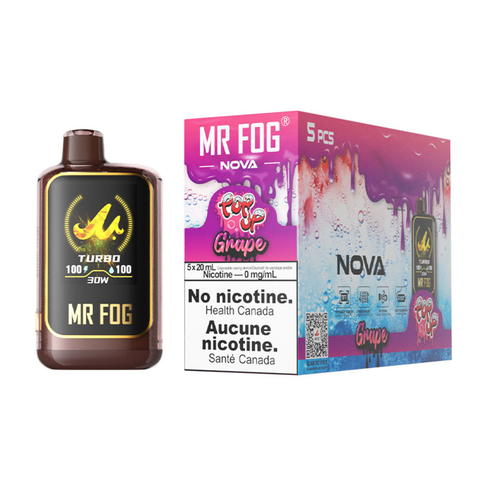 MR FOG NVPU02 - MR FOG NOVA Popup Grape